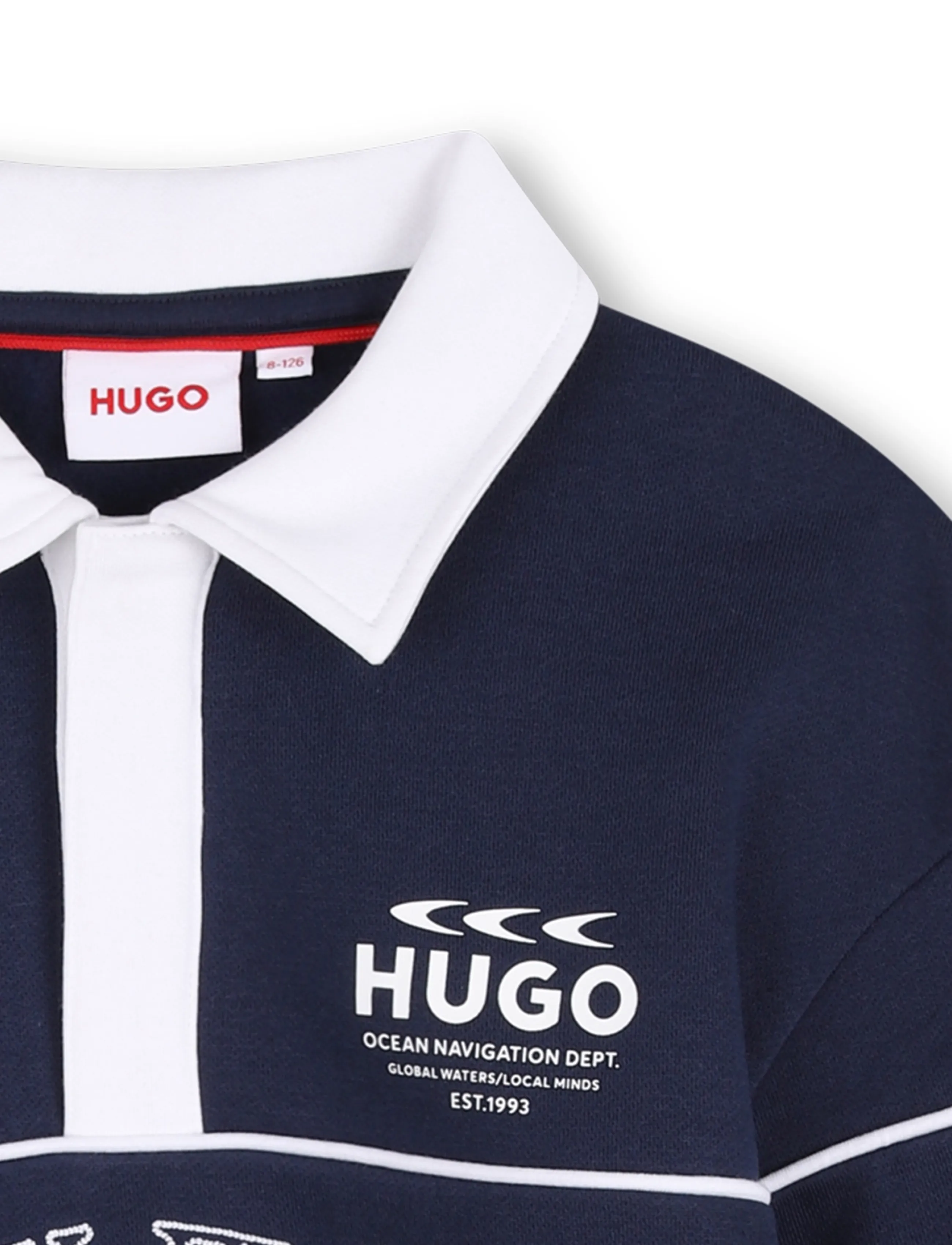 Hugo Kids - SWEATSHIRT - langärmelig poloshirt - navy - 2