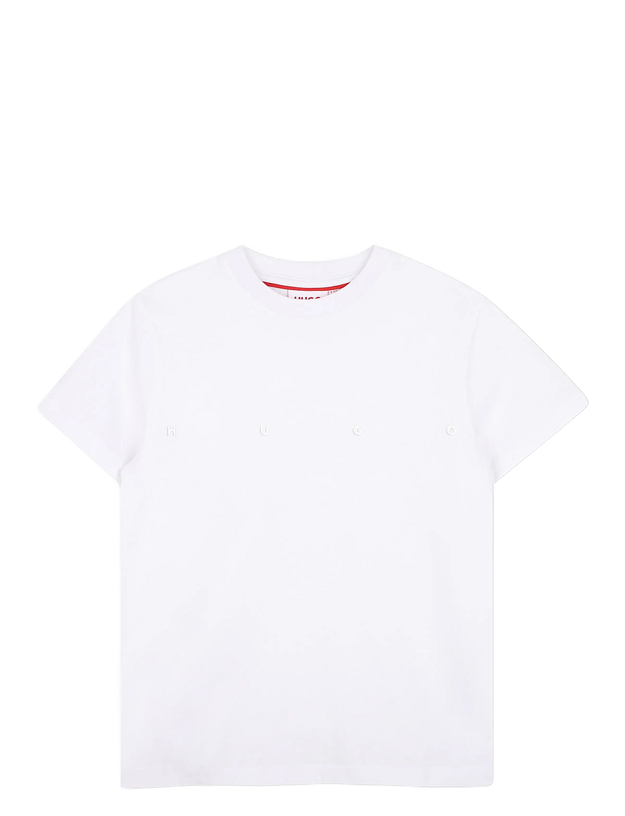 Hugo Kids - SHORT SLEEVES TEE-SHIRT - kortärmade t-shirts - white - 0