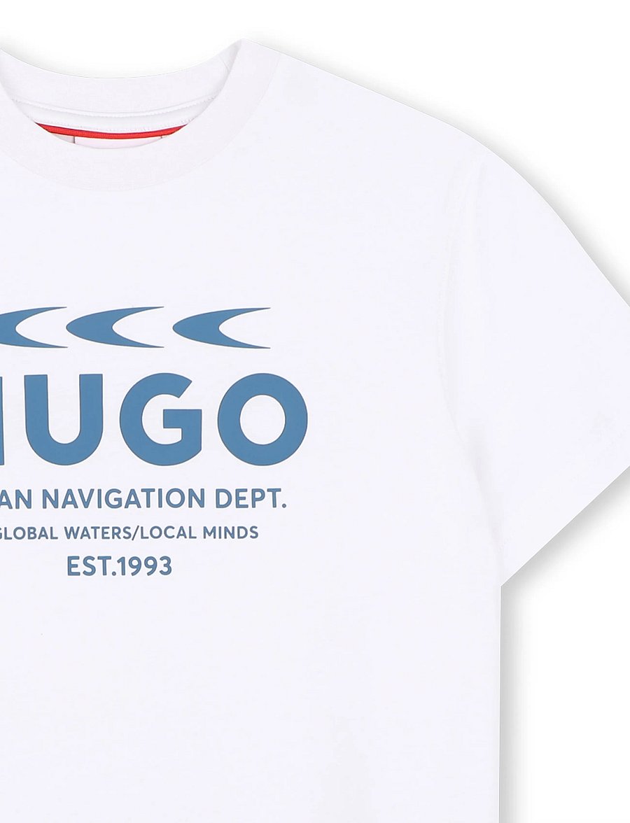 Hugo Kids - SHORT SLEEVES TEE-SHIRT - kortärmade t-shirts - white - 2