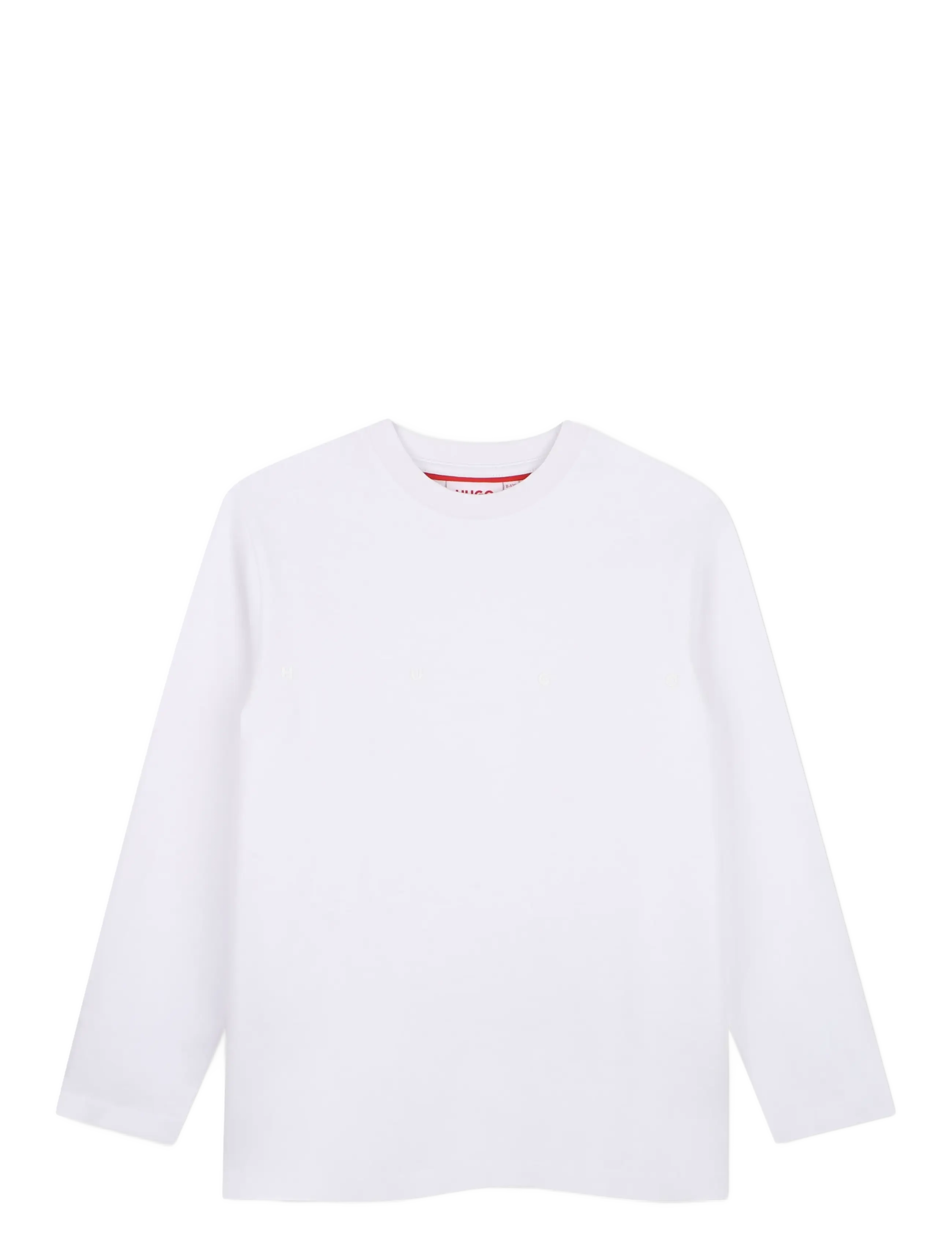 Hugo Kids LONG SLEEVE T-SHIRT - Neuheiten - WHITE / white