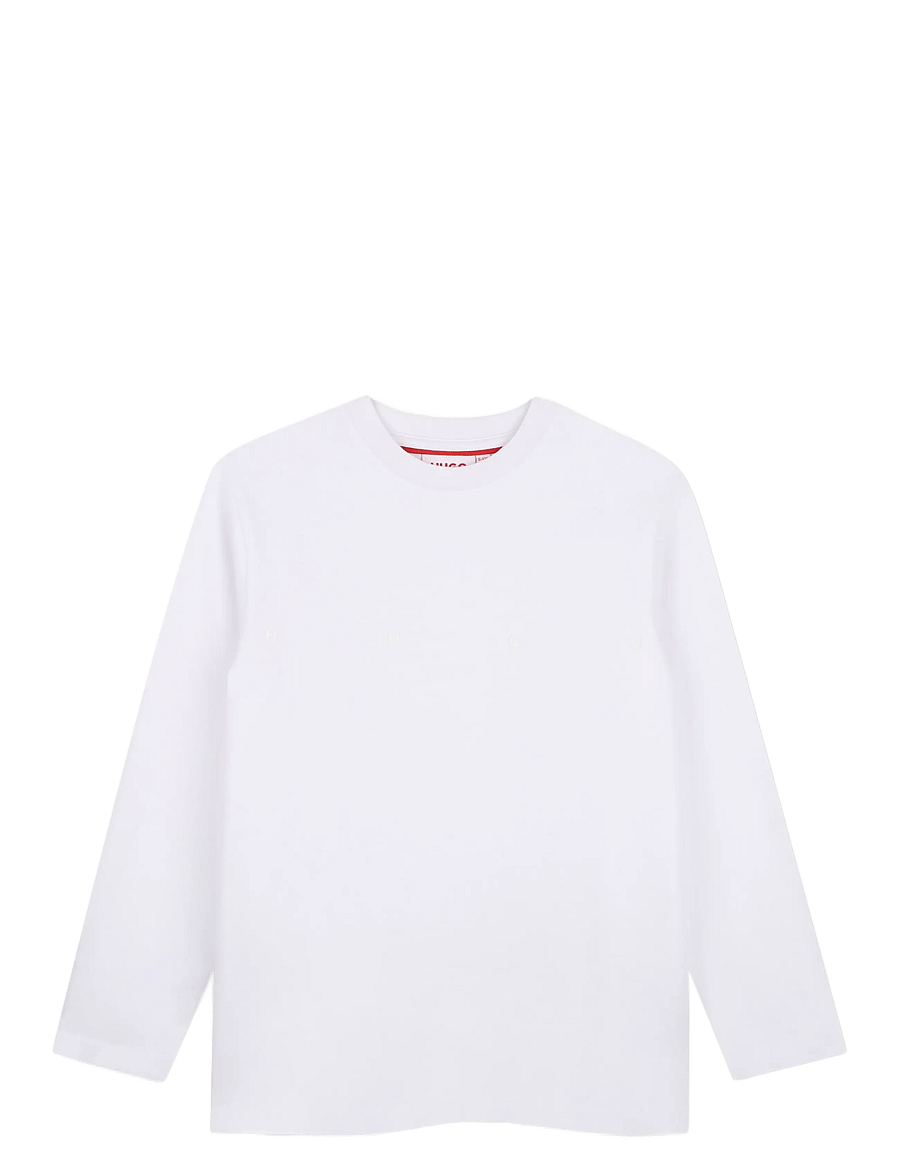 Hugo Kids - LONG SLEEVE T-SHIRT - langärmelig - white - 0