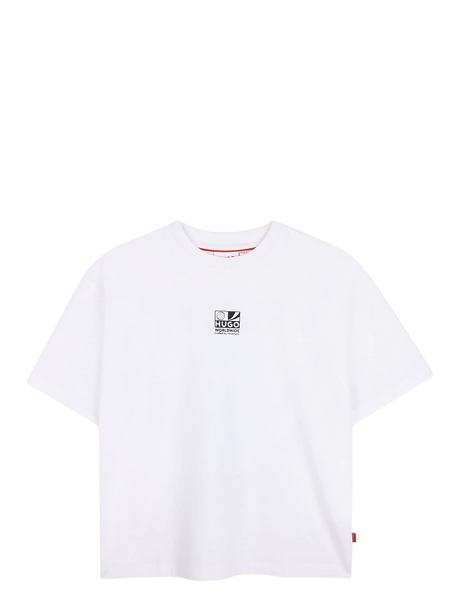 Hugo Kids - SHORT SLEEVES TEE-SHIRT - kurzärmelige - white - 0