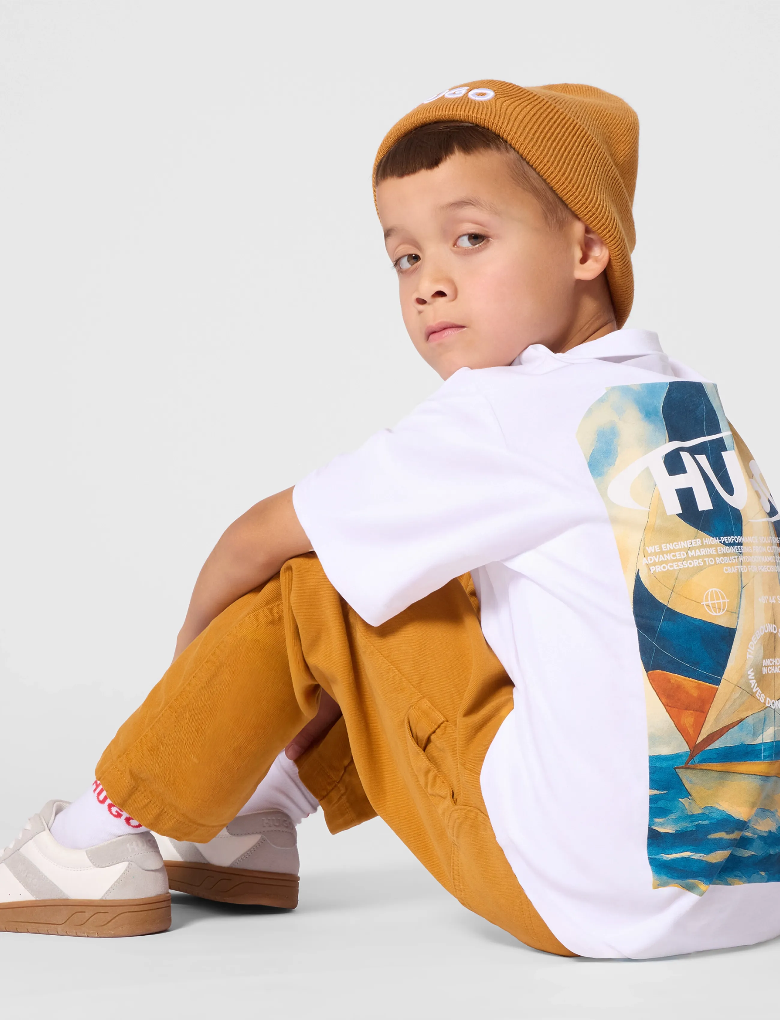 Hugo Kids - SHORT SLEEVES TEE-SHIRT - white - 3
