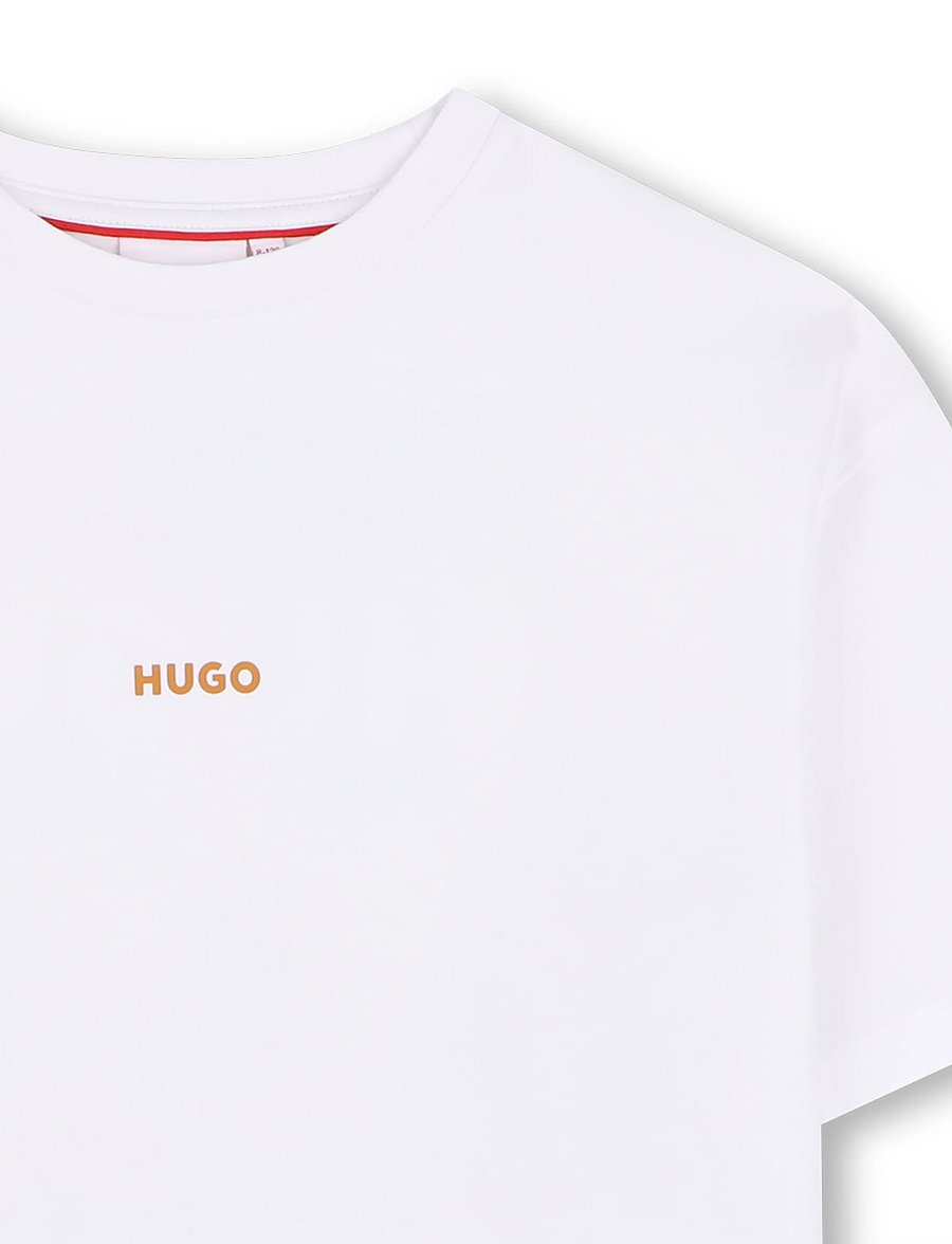 Hugo Kids - SHORT SLEEVES TEE-SHIRT - kurzärmelige - white - 4
