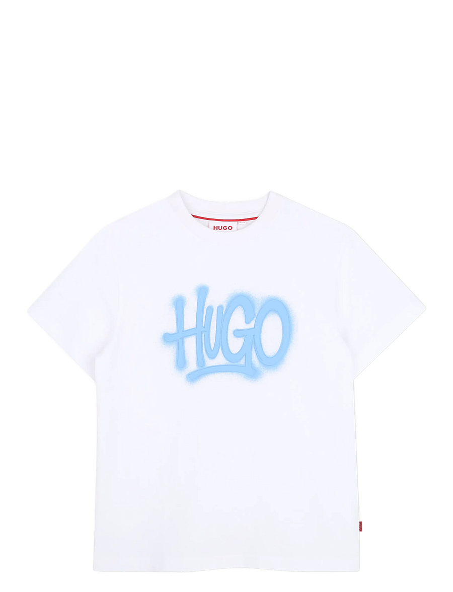 Hugo Kids - SHORT SLEEVES TEE-SHIRT - kortärmade t-shirts - white - 0