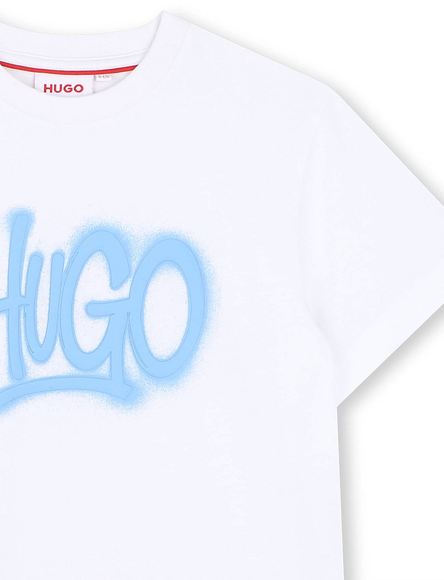 Hugo Kids - SHORT SLEEVES TEE-SHIRT - kortärmade t-shirts - white - 2
