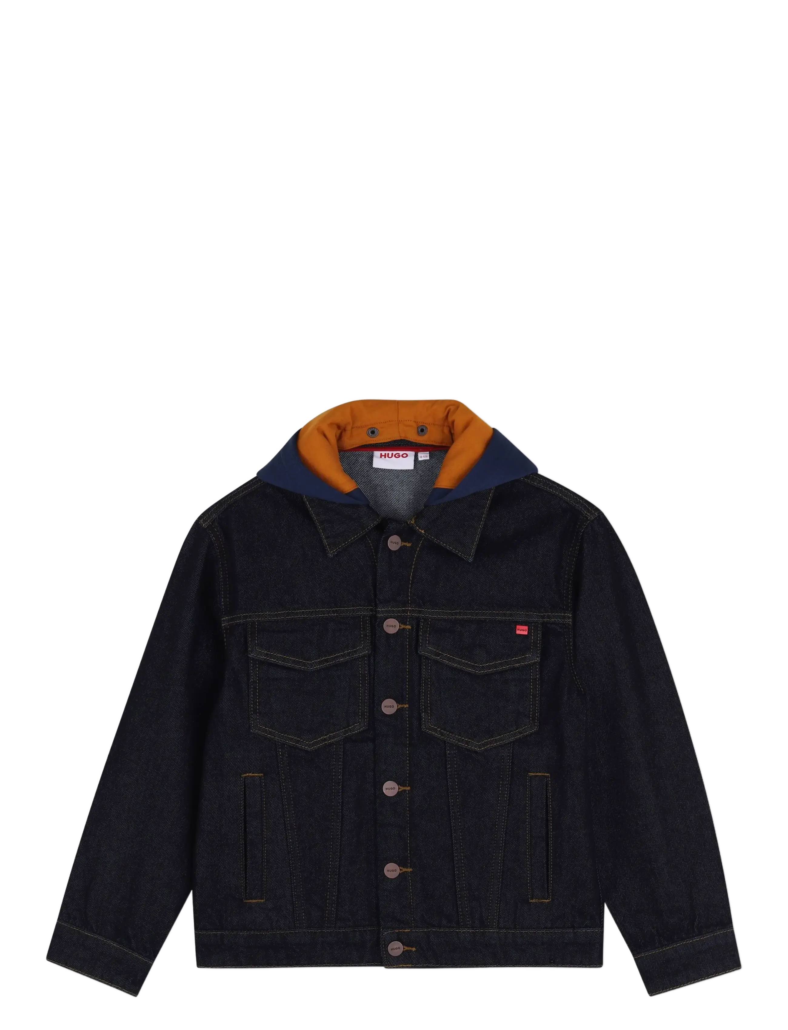 Hugo Kids DENIM JACKET - Jeansjackor - RINSE WASH / navy