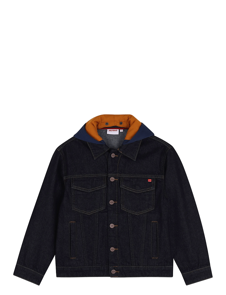 Hugo Kids - DENIM JACKET - jeansjackor - rinse wash - 1