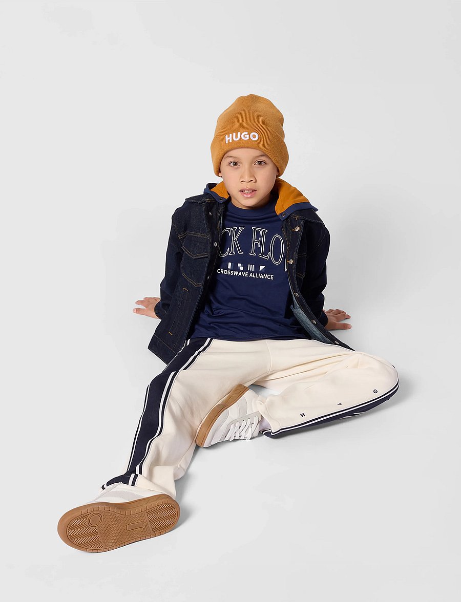 Hugo Kids - DENIM JACKET - jeansjackor - rinse wash - 0
