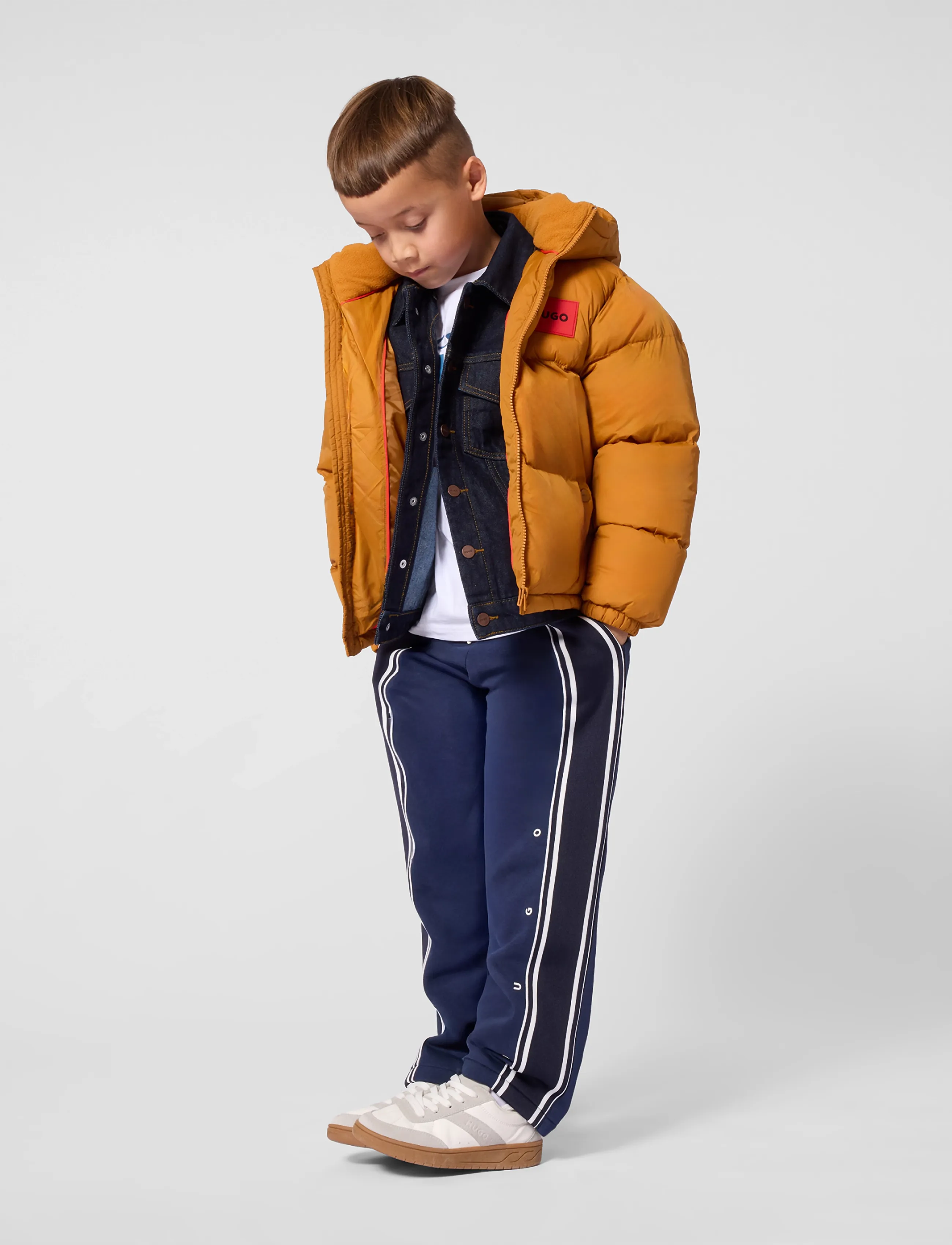 Hugo Kids - DENIM JACKET - jeansjackor - rinse wash - 3