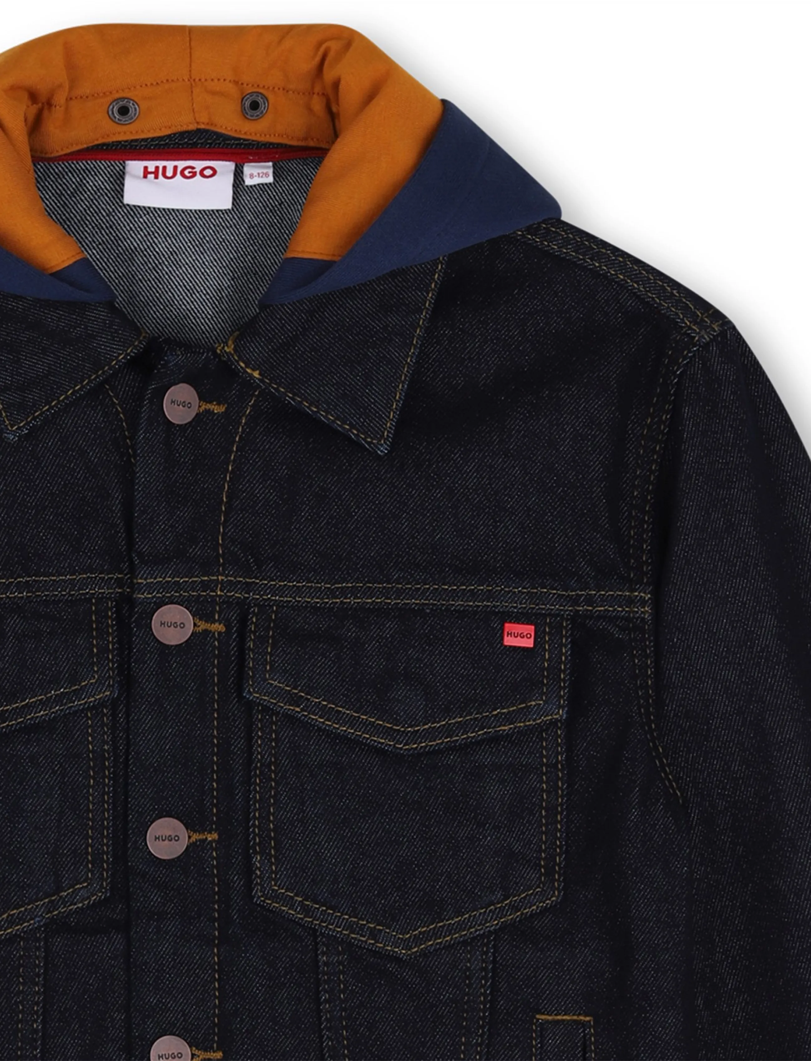 Hugo Kids - DENIM JACKET - jeansjackor - rinse wash - 5