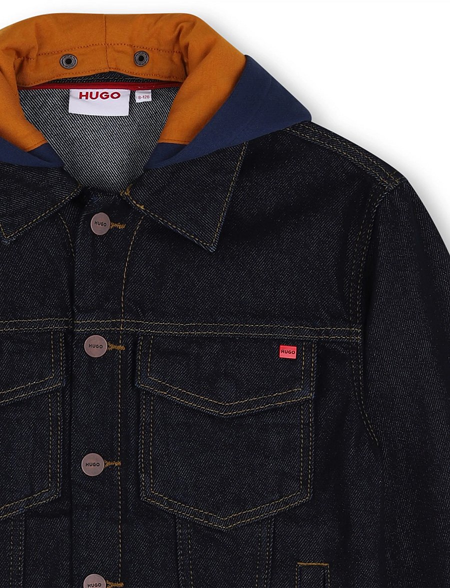 Hugo Kids - DENIM JACKET - jeansjackor - rinse wash - 5