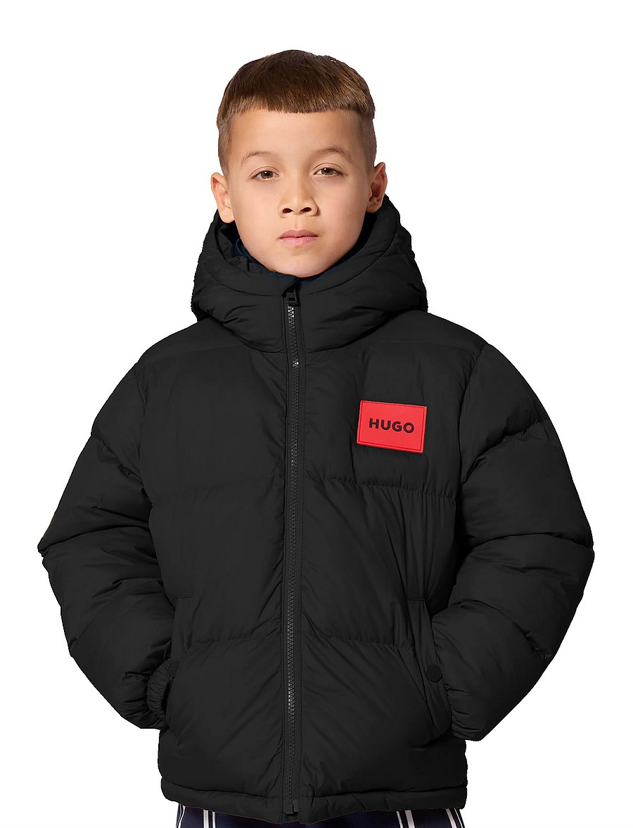 Hugo Kids - PUFFER JACKET - winterjacke - black - 0
