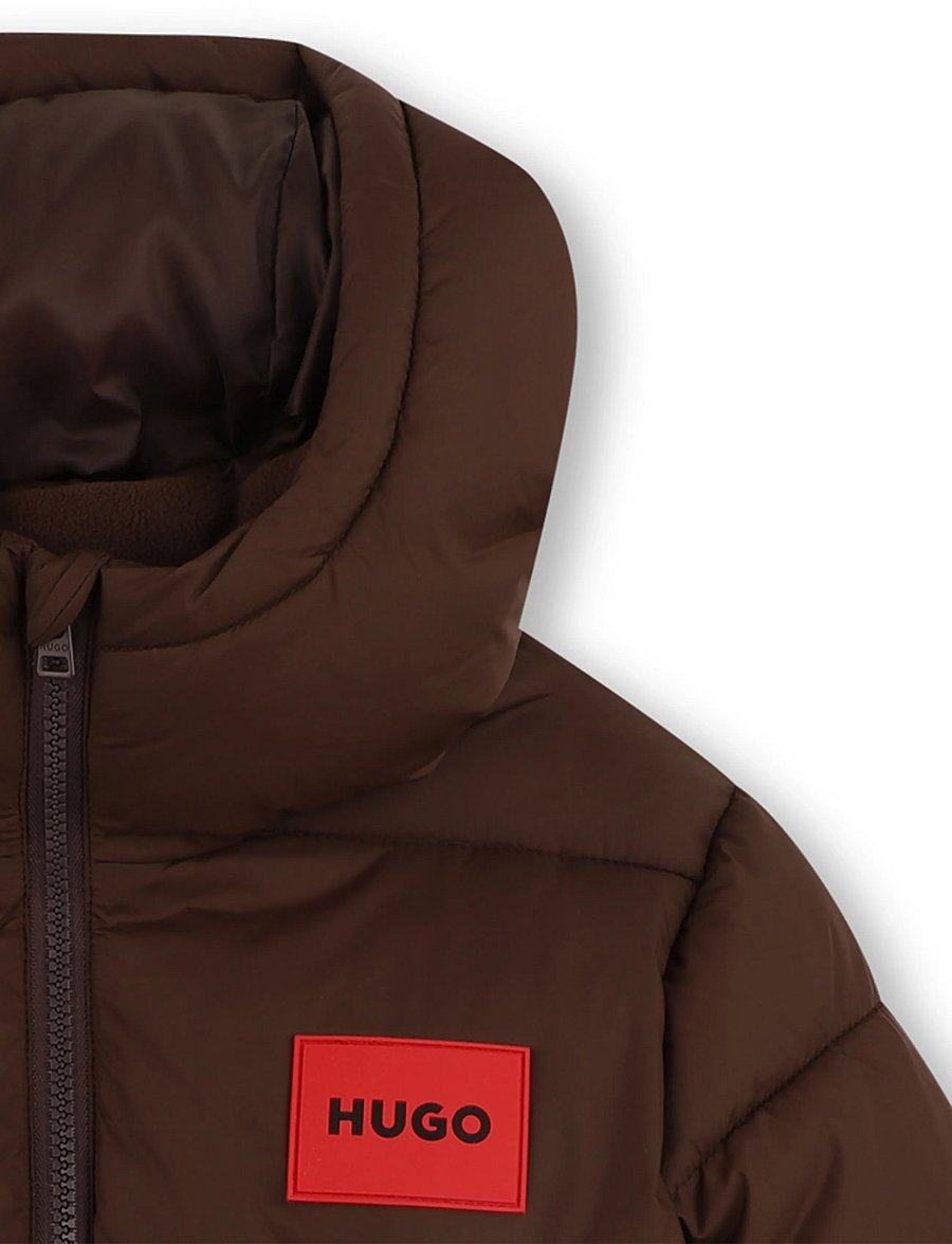 Hugo Kids - PUFFER JACKET - winterjacke - chicory coffee - 2