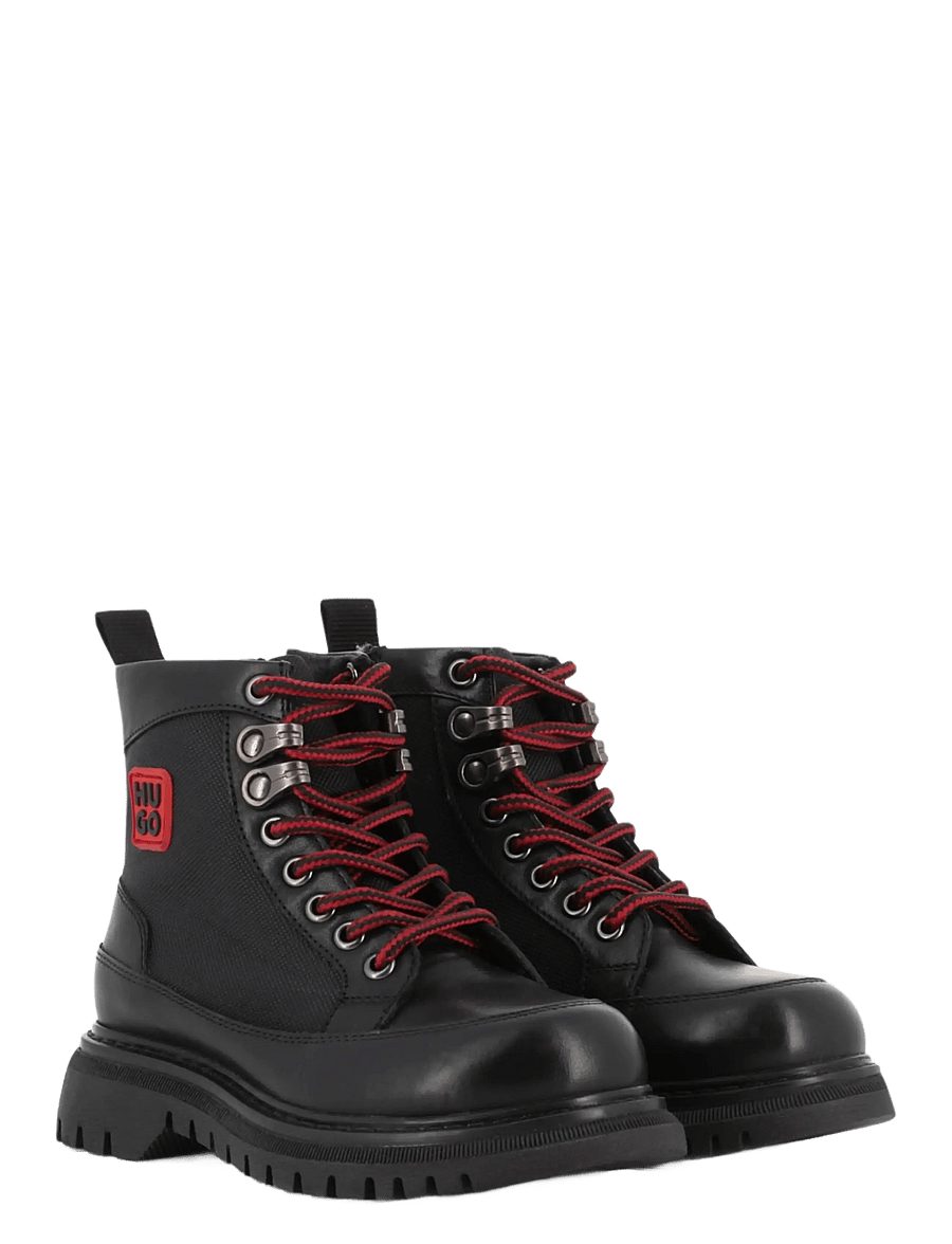Hugo Kids - ANKLE BOOTS - winterstiefel - black - 4