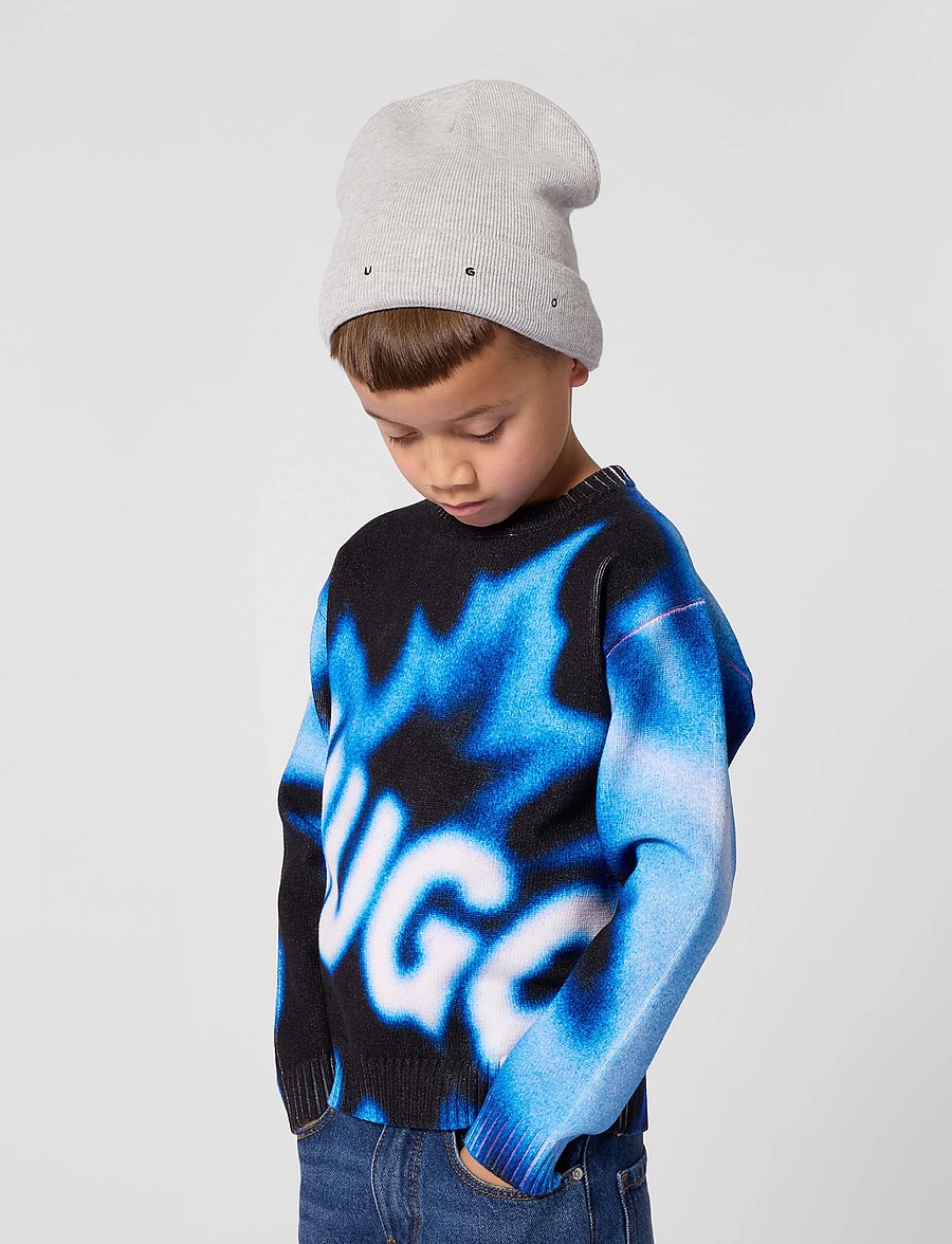 Hugo Kids - PULL ON HAT - vinterhuer - chine grey - 0