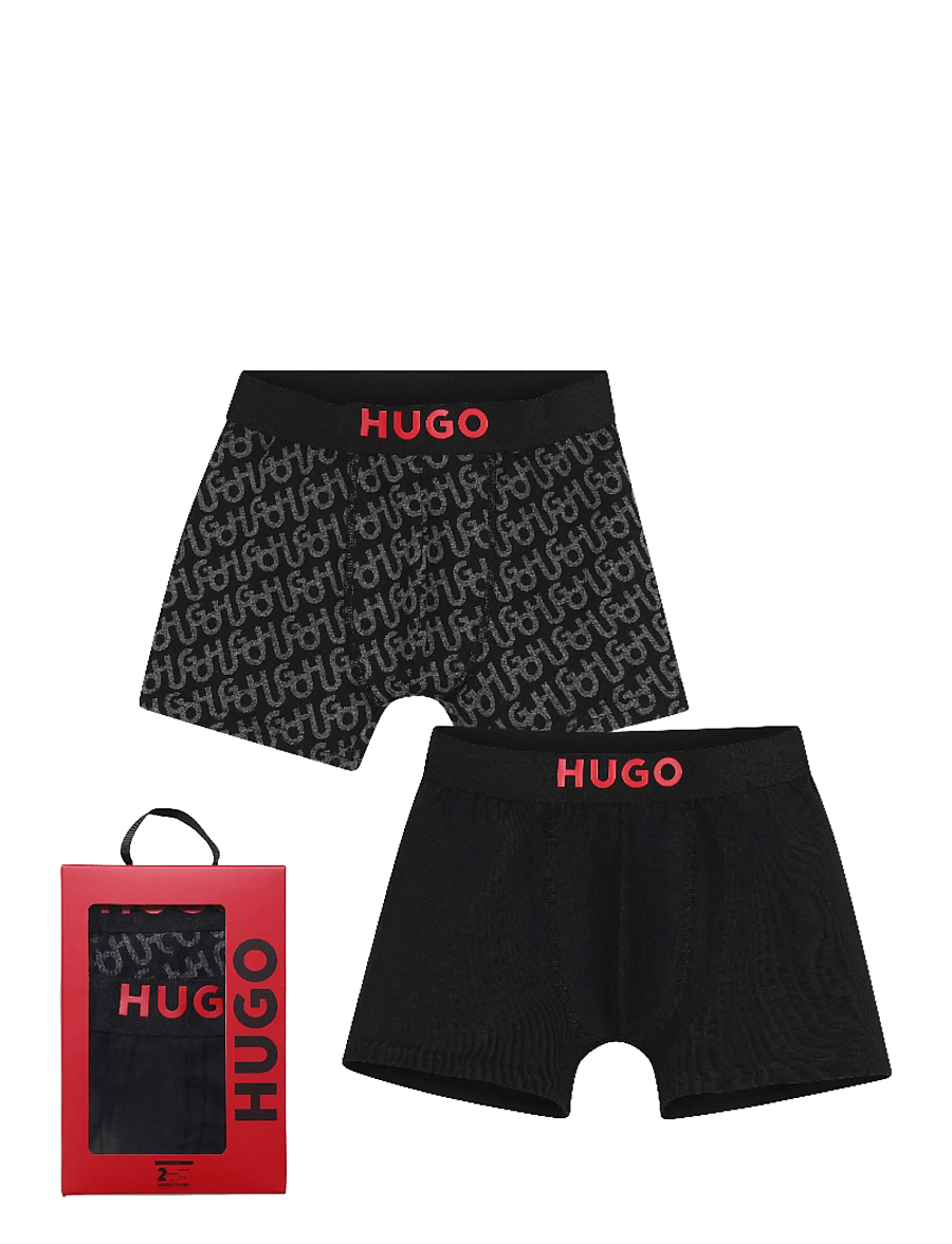 Hugo Kids - SET OF 2 BOXER SHORTS - unterhosen - black - 0