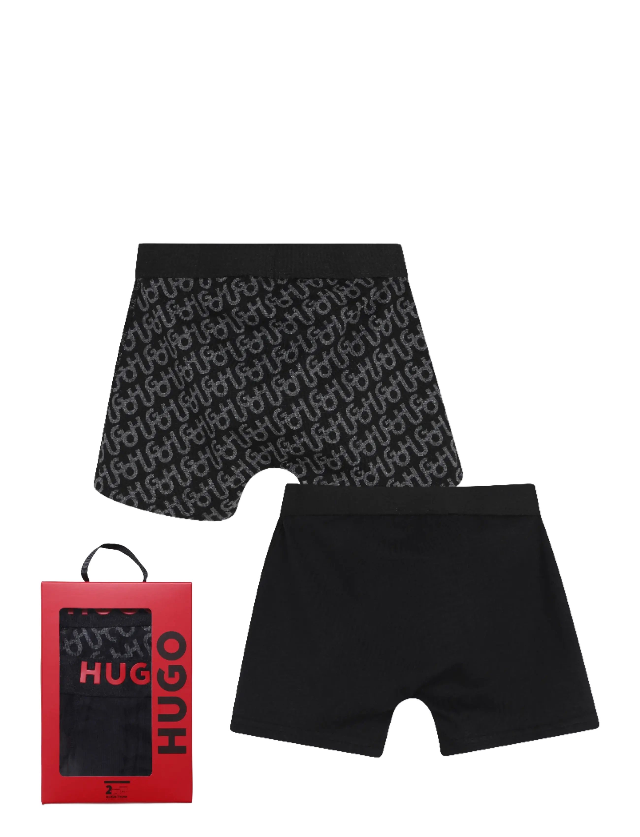 Hugo Kids - SET OF 2 BOXER SHORTS - unterhosen - black - 1