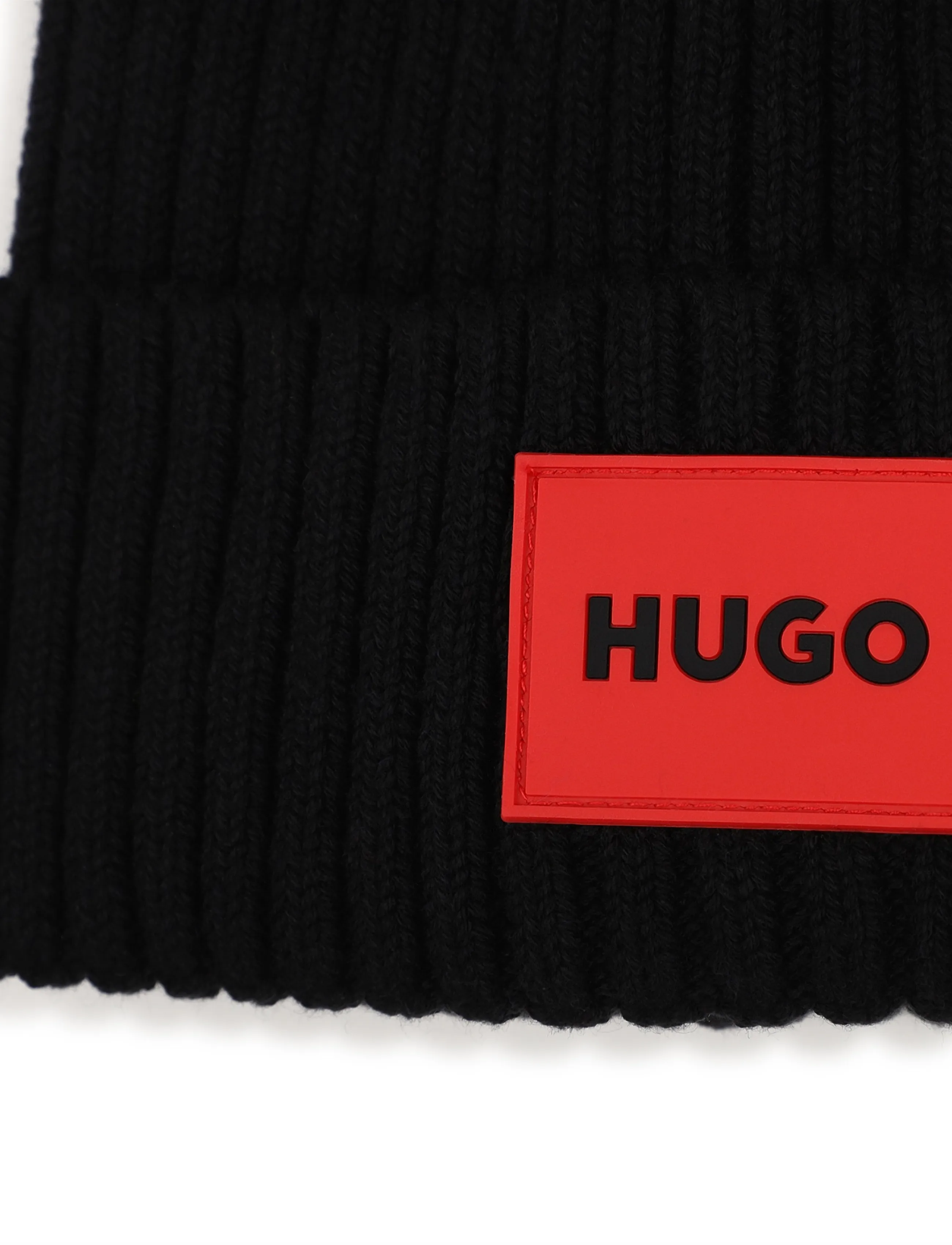 Hugo Kids - PULL ON HAT - wintermützen - black - 2