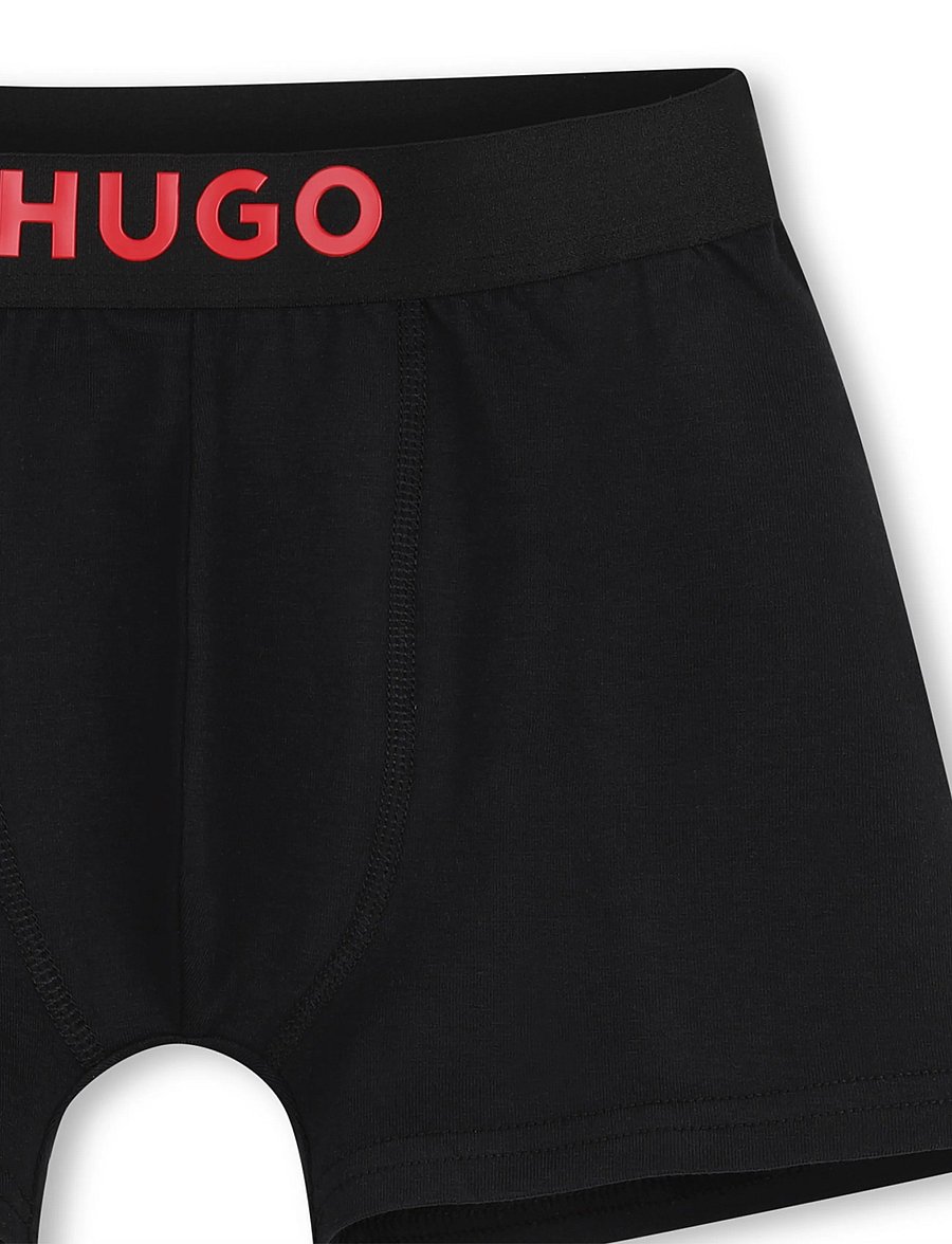 Hugo Kids - SET OF 3 BOXER SHORTS - unterhosen - black - 4