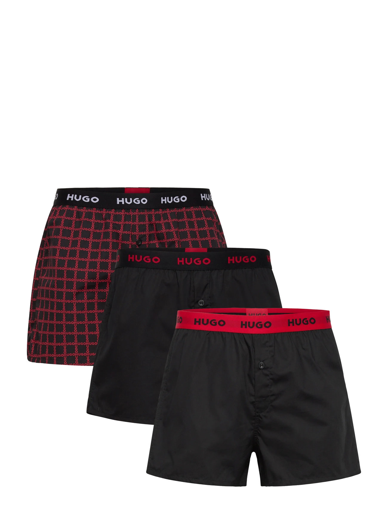 HUGO Woven Boxer Triplet - - S 1