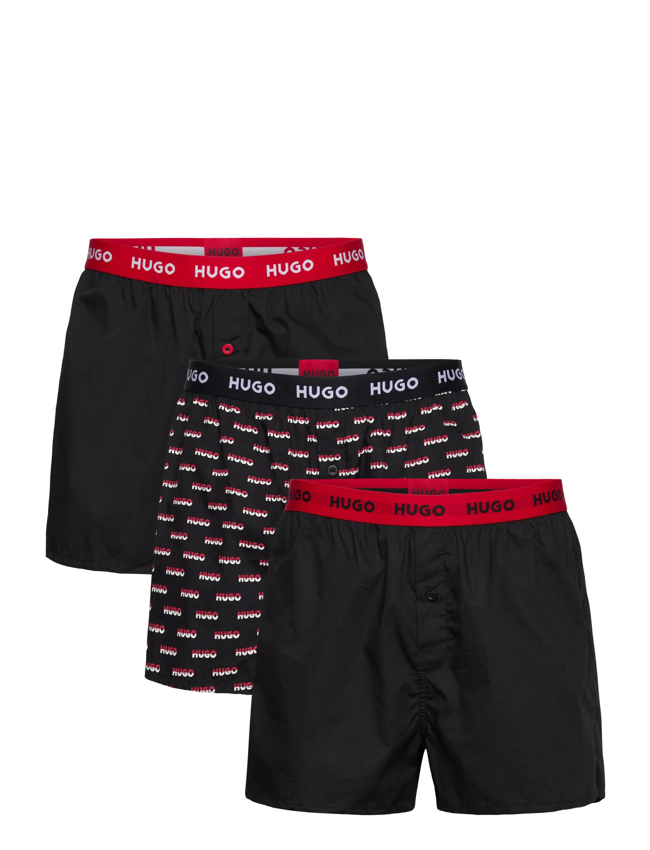 HUGO Woven Boxer Triplet - - S 2