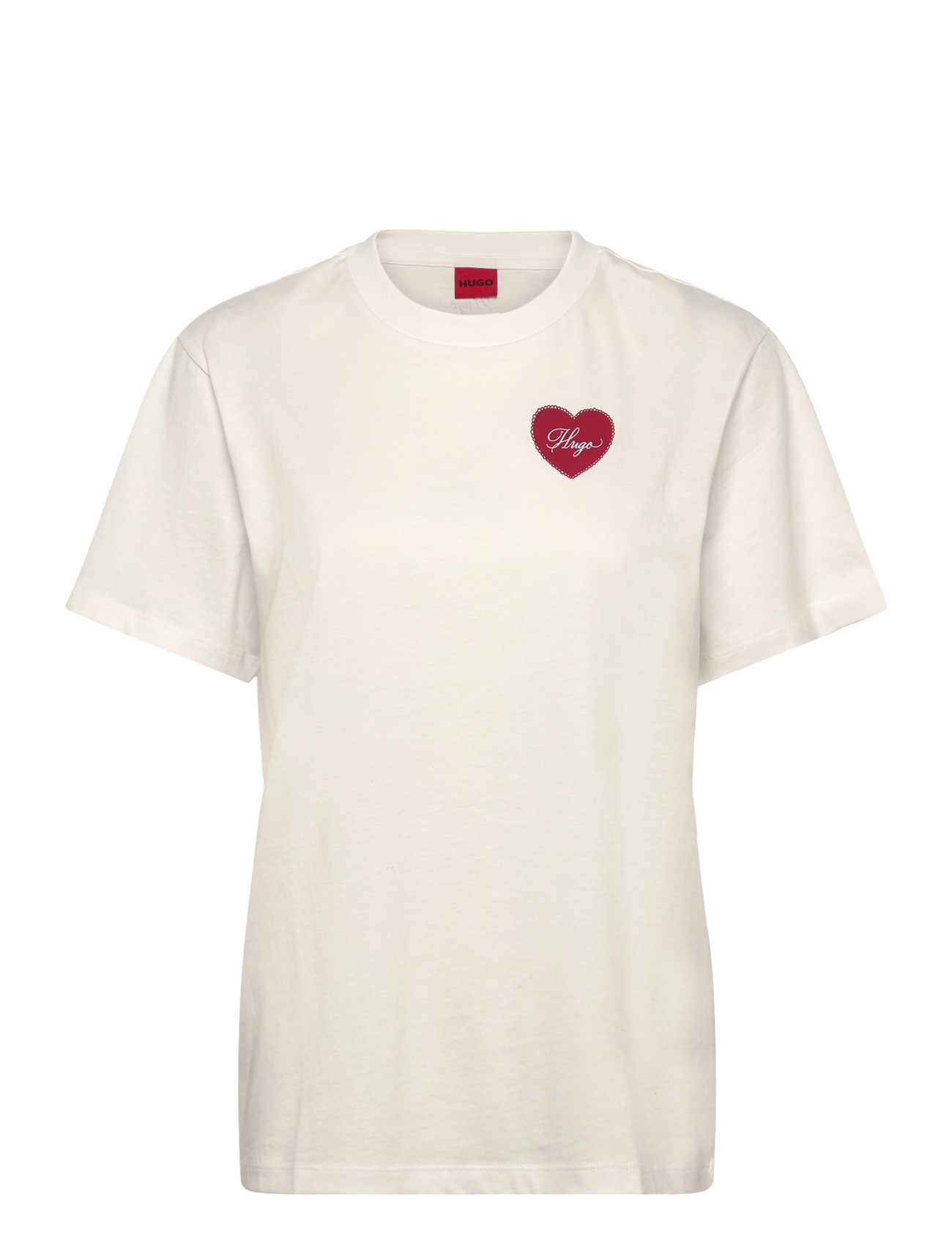 HUGO Vintage Tee_20 - Cream - XS
