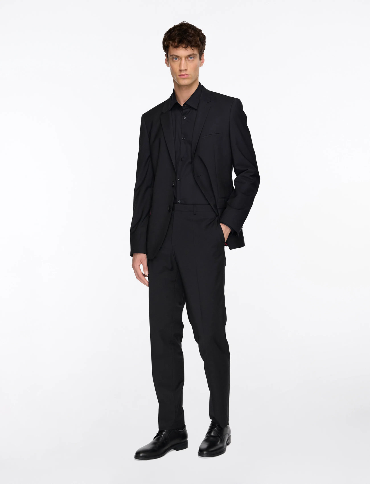 HUGO - Kenno - basic-hemden - black - 1