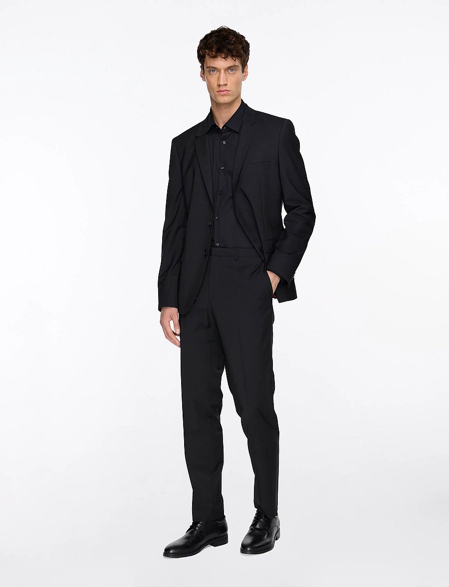 HUGO - C-Jenno - kostymskjortor - black - 2