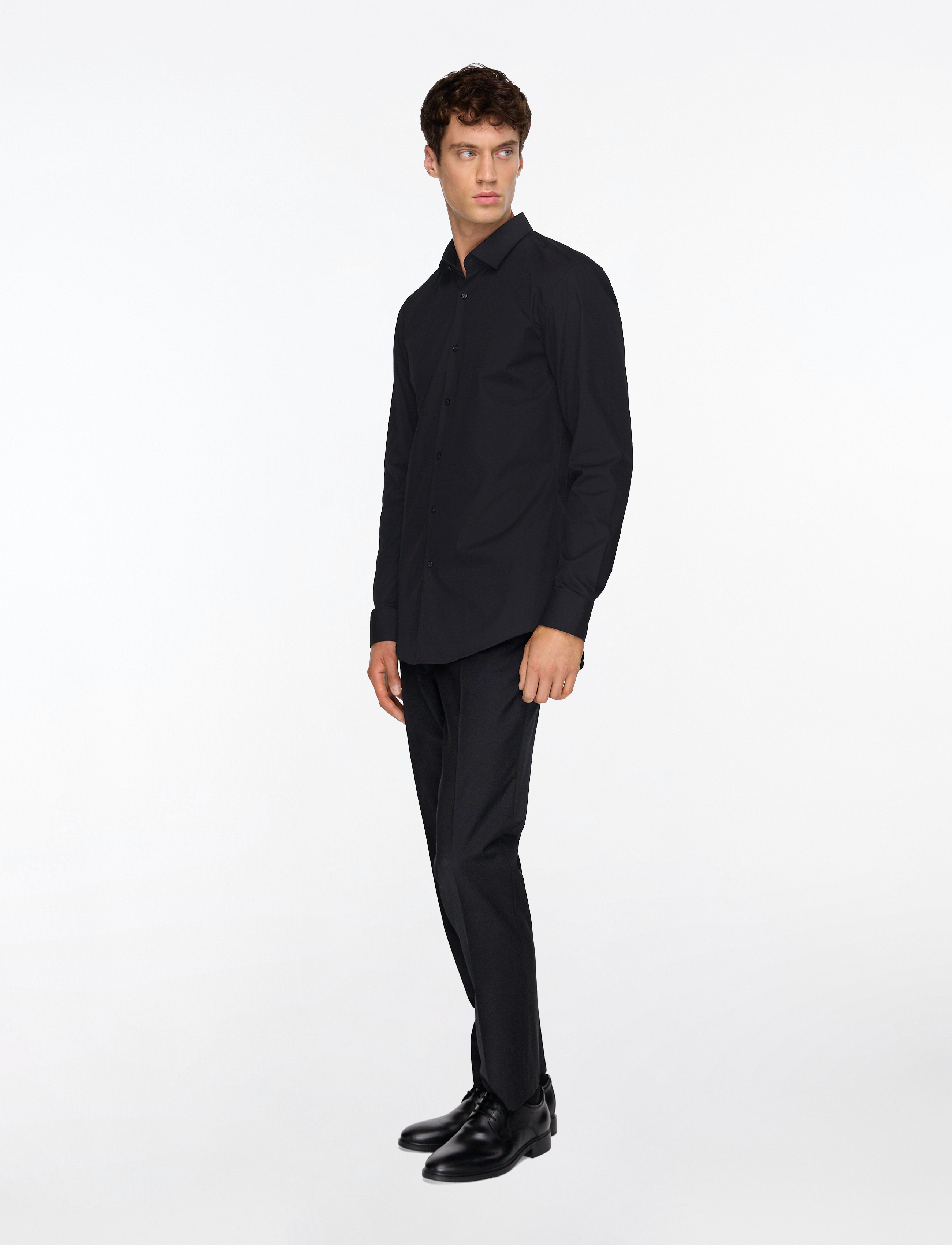 HUGO - Kenno - basic-hemden - black - 3