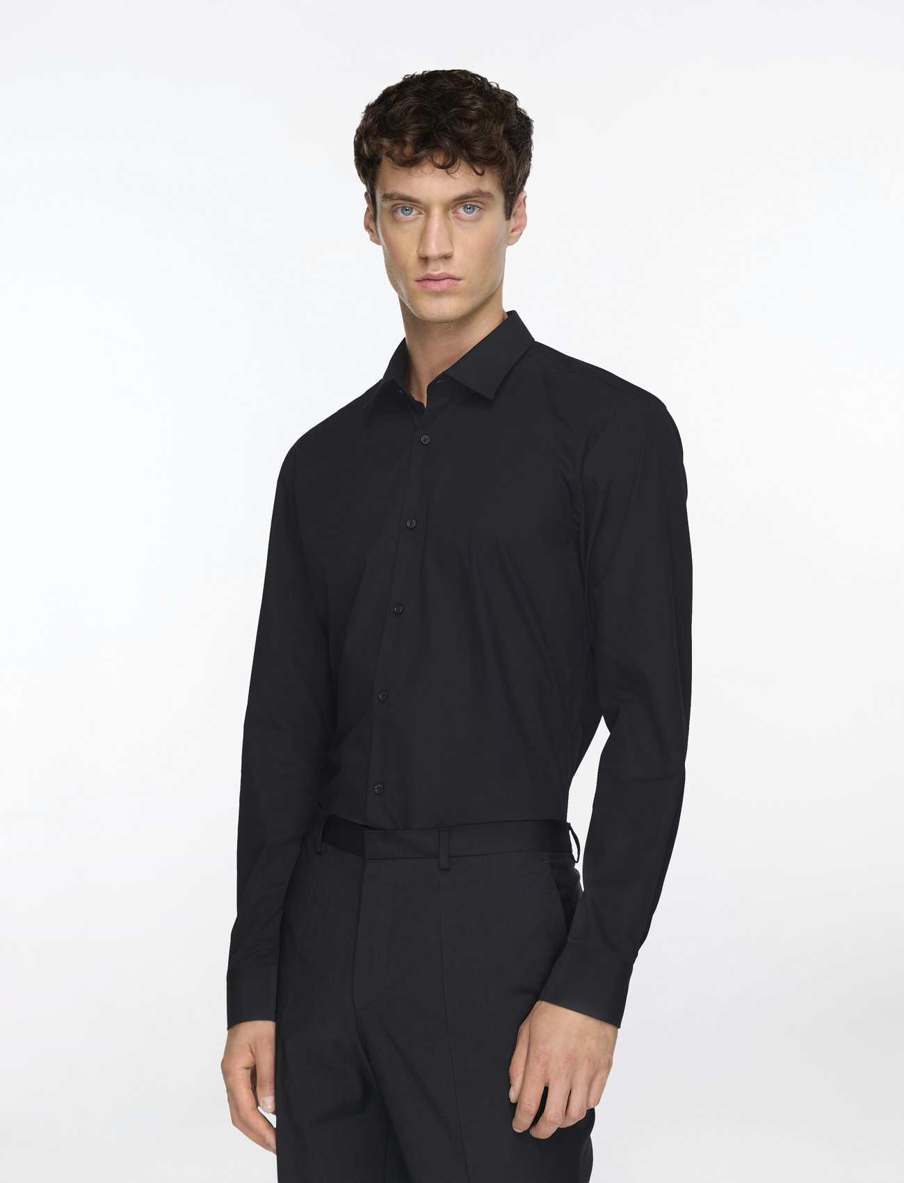 HUGO - Kenno - basic-hemden - black - 4