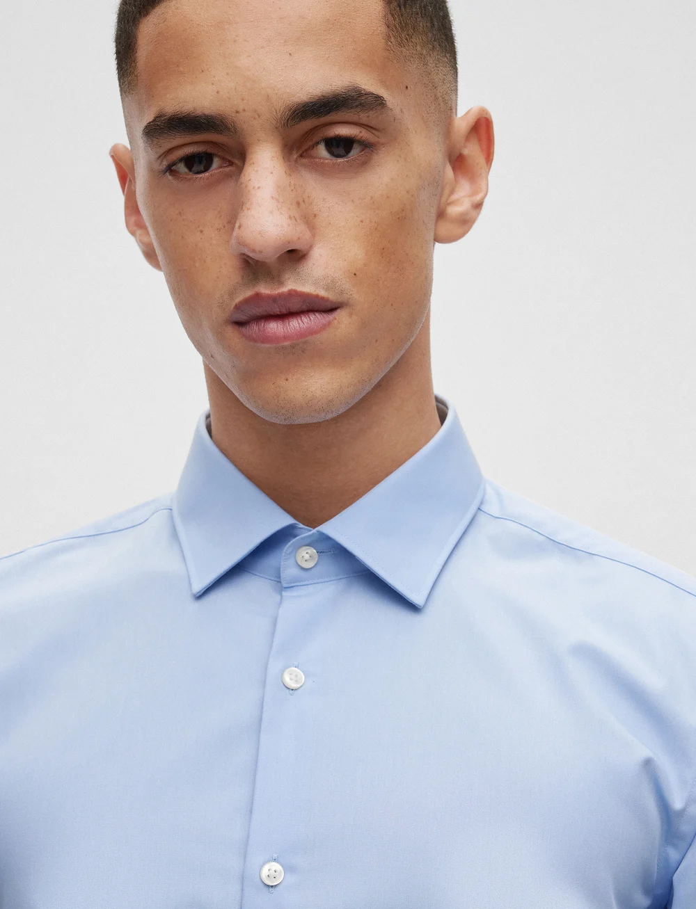 HUGO - Kenno - basic skjortor - light/pastel blue - 3