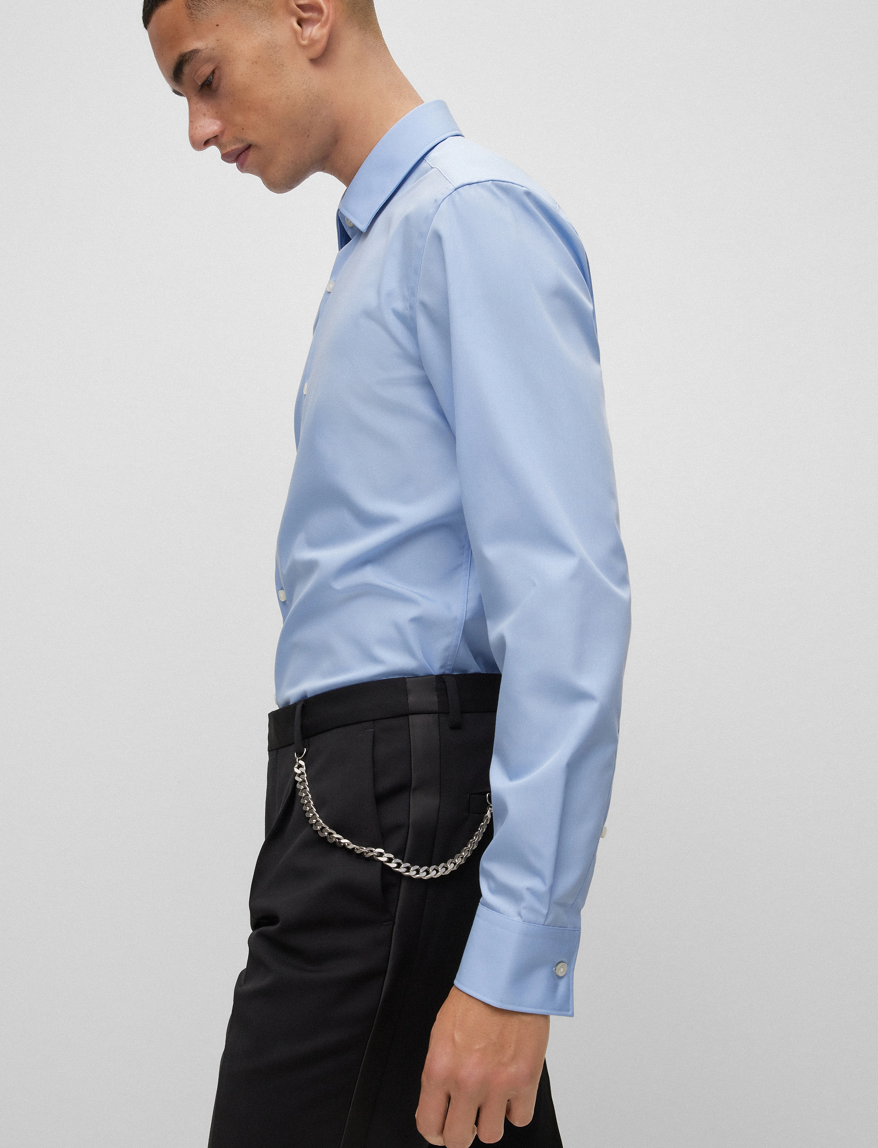 HUGO - Kenno - basic skjorter - light/pastel blue - 4