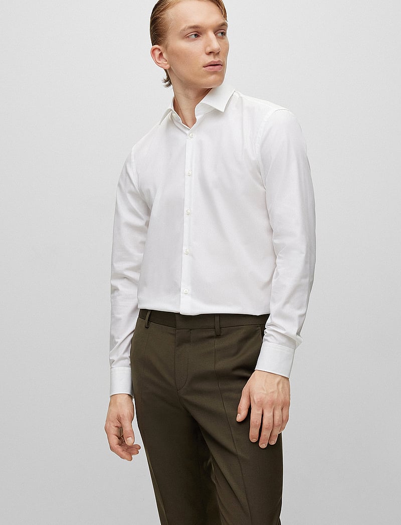 HUGO - Kenno - basic skjortor - open white - 0