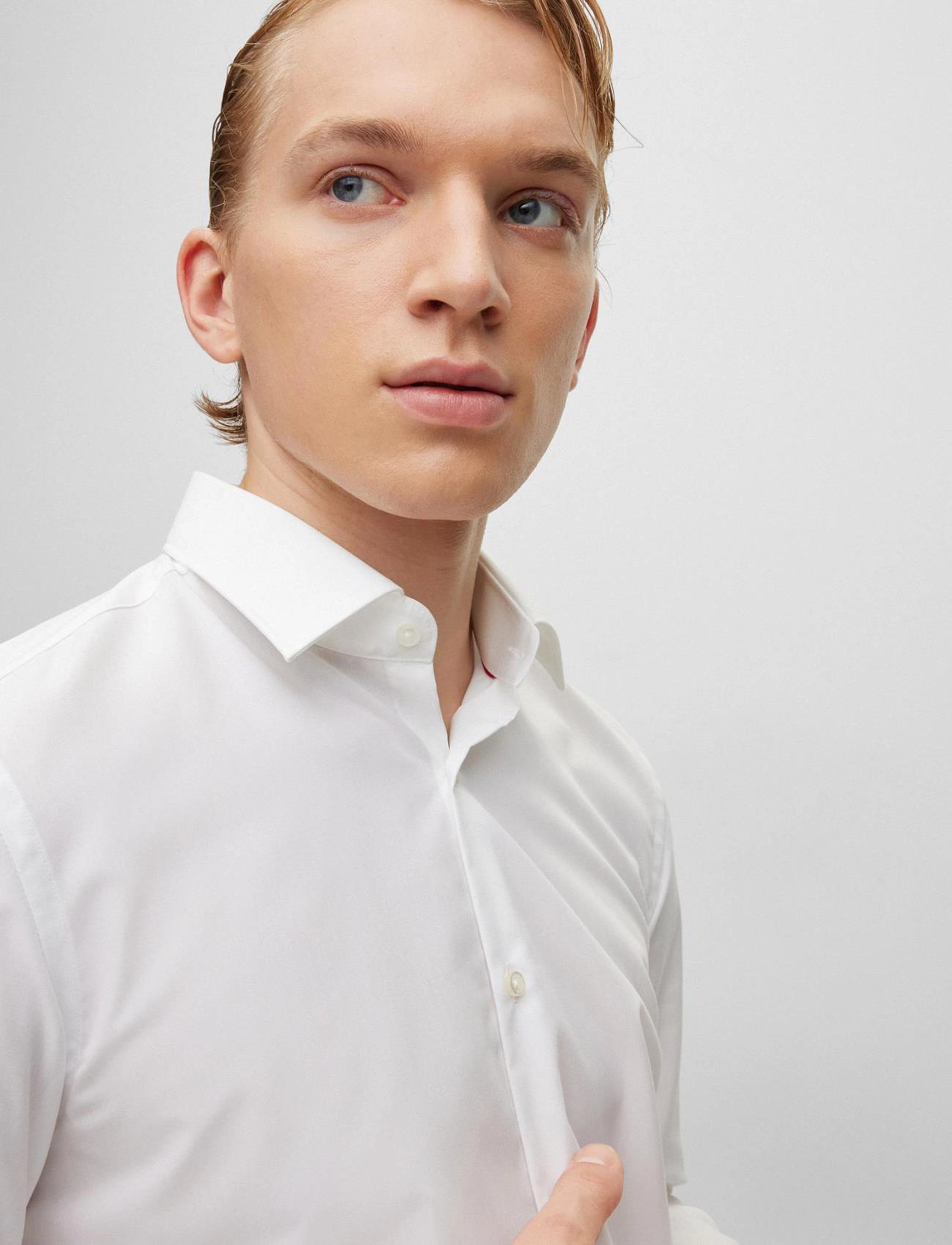 HUGO - Kenno - basic skjorter - open white - 3