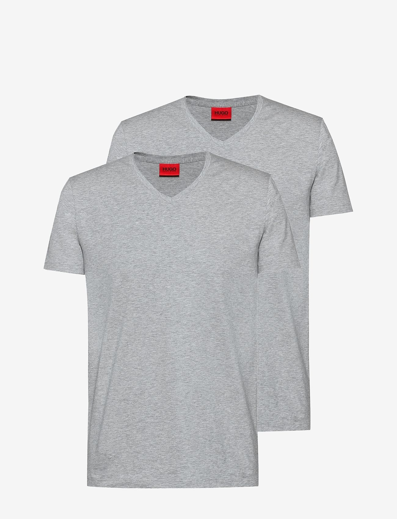 HUGO - HUGO-V - basic t-shirts - open grey - 0