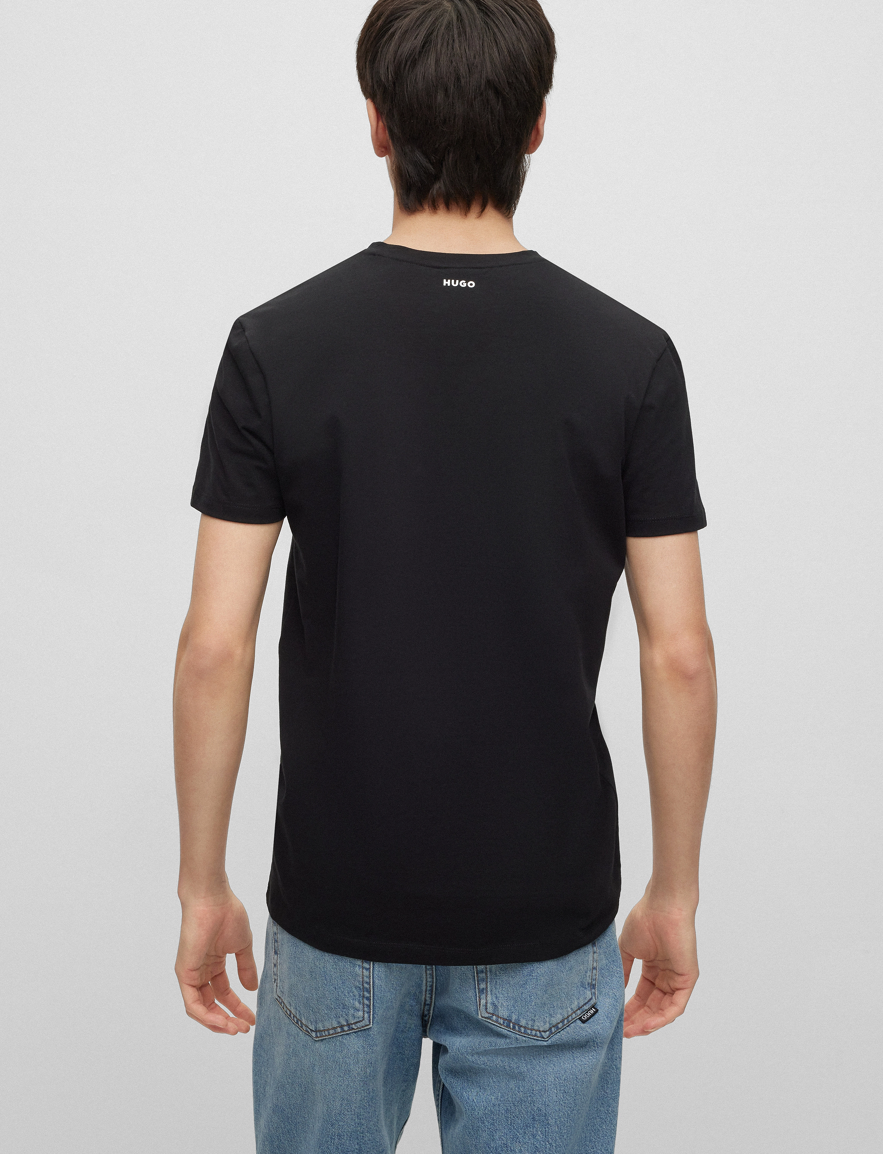 HUGO - HUGO-V - basic t-shirts - open miscellaneous - 3