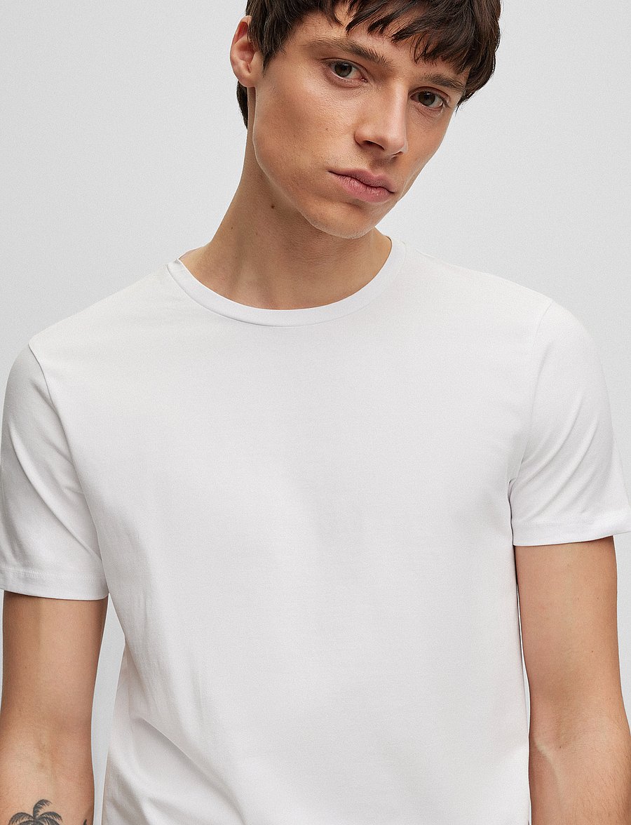 HUGO - HUGO-Round - t-särkide multipakk - white - 5