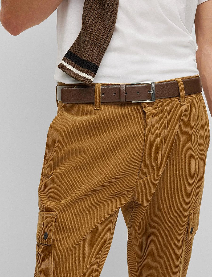 HUGO - Gellot_Sz35 - klassische gürtel - dark brown - 4