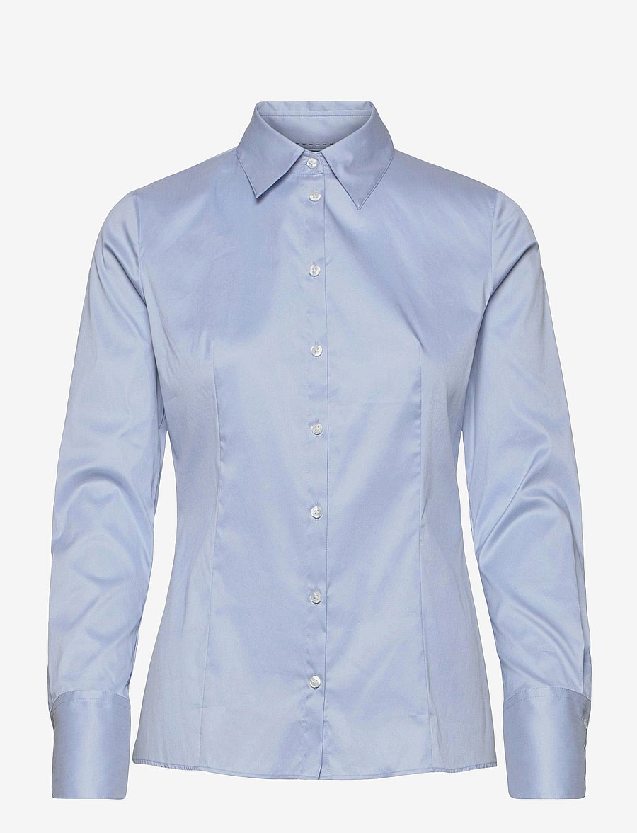 HUGO - The Fitted Shirt - pikkade varrukatega särgid - light/pastel blue - 0