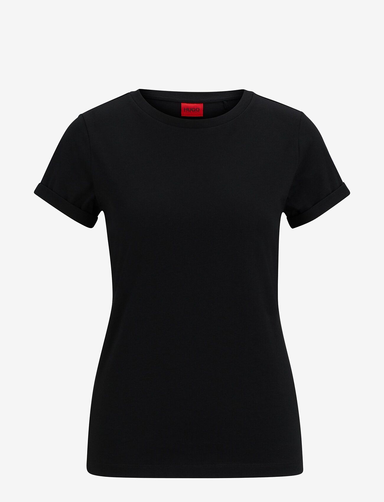 HUGO - The Plain Tee - efterårstøj - black - 1