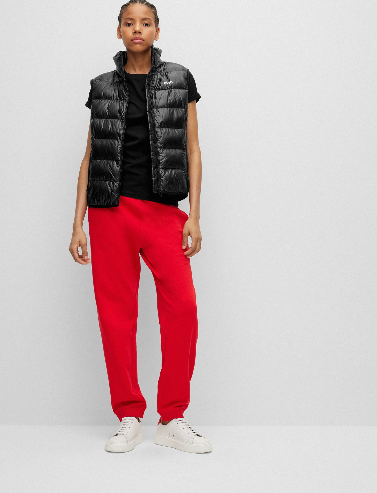 HUGO - The Plain Tee - efterårstøj - black - 0