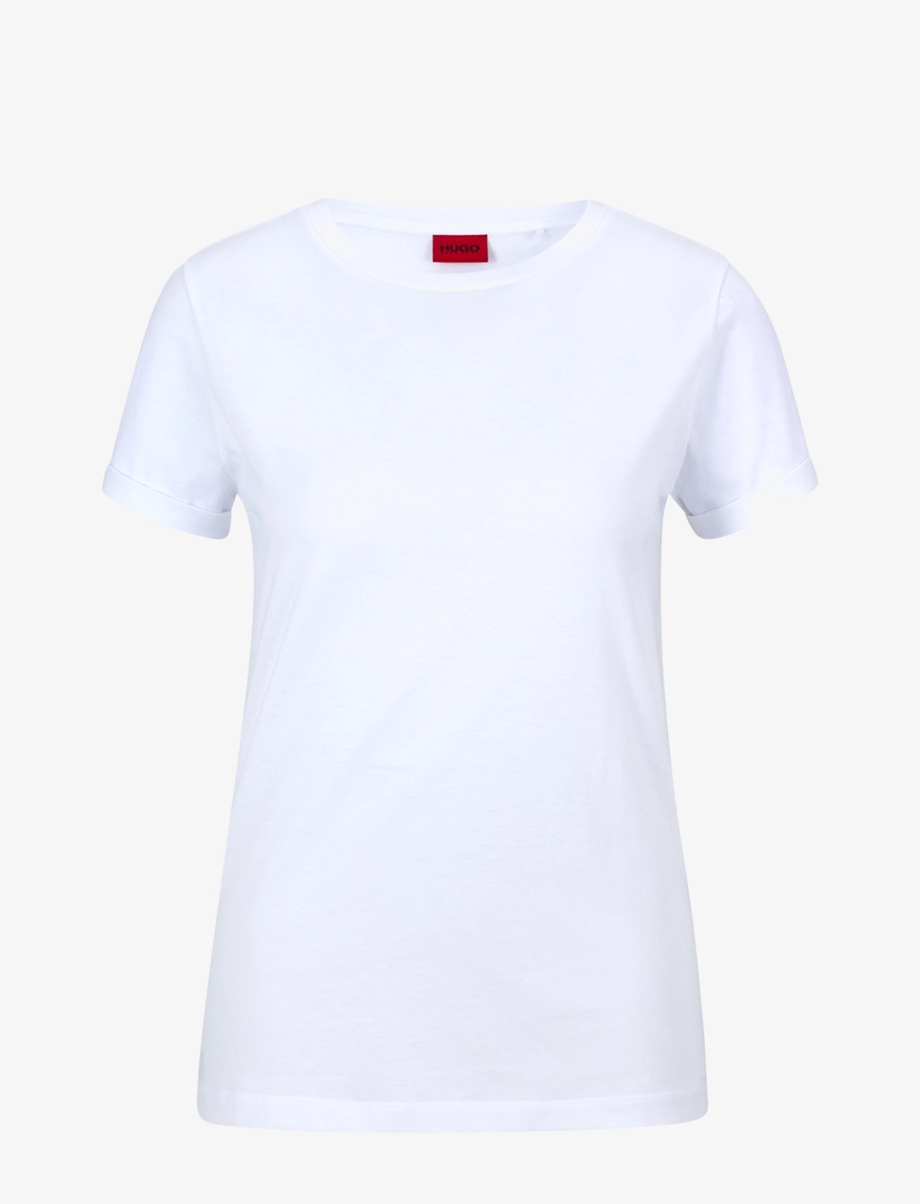 HUGO The Plain Tee Weiß - S - Damen