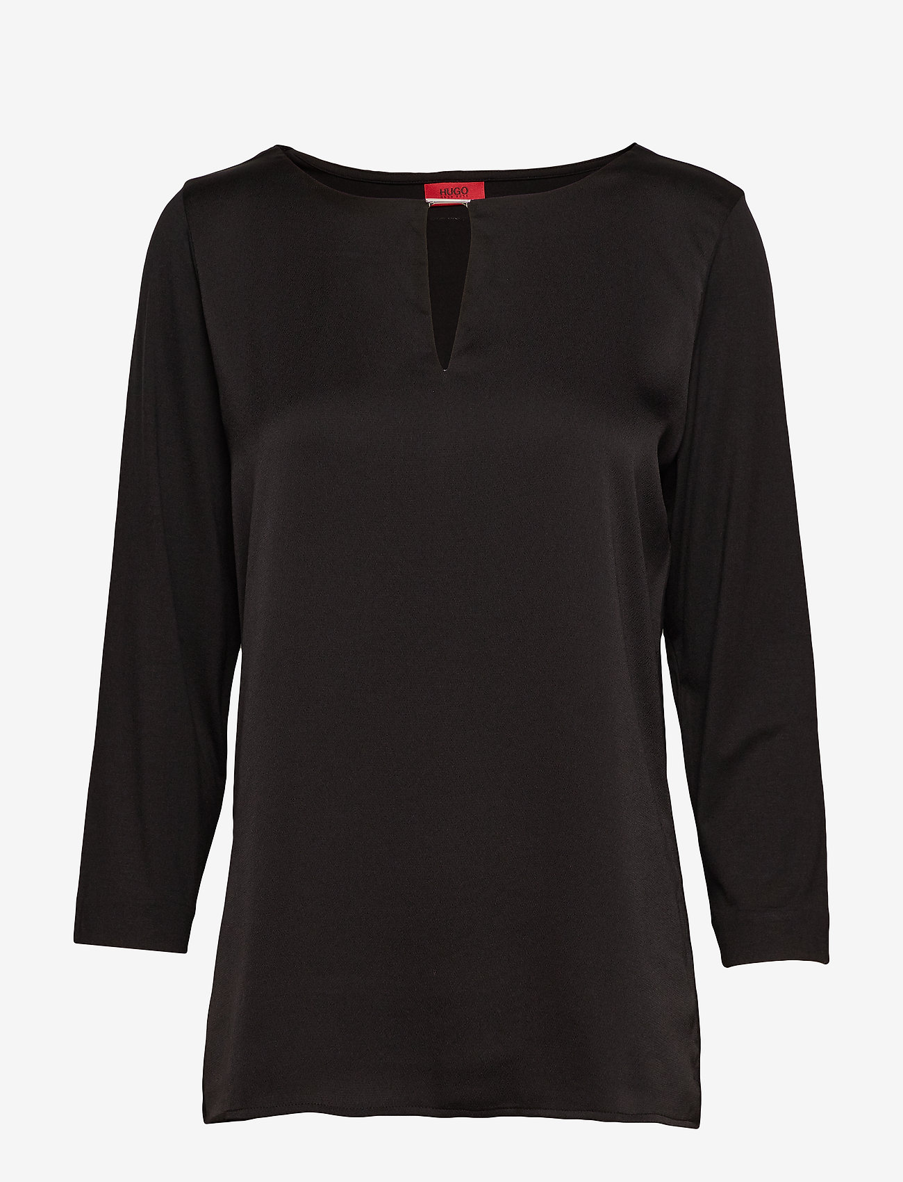HUGO - Difenna - long-sleeved blouses - black - 0