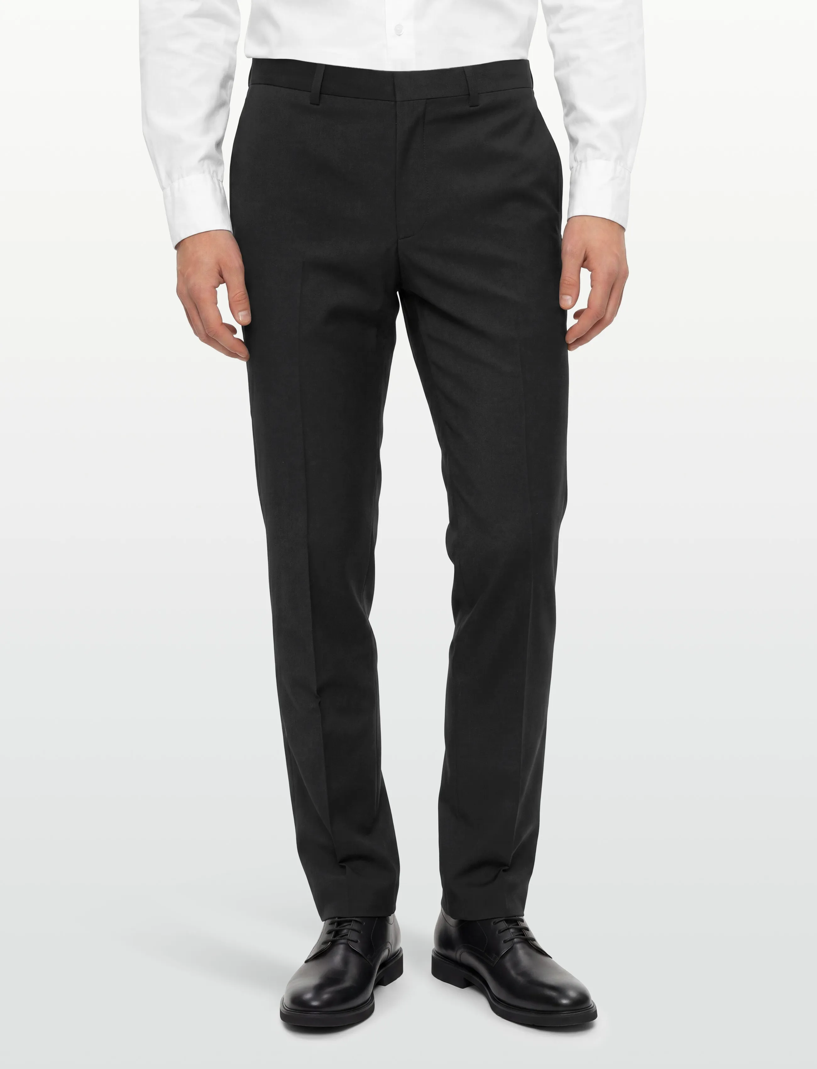 HUGO - HestenM204X - kostymbyxor - black - 3
