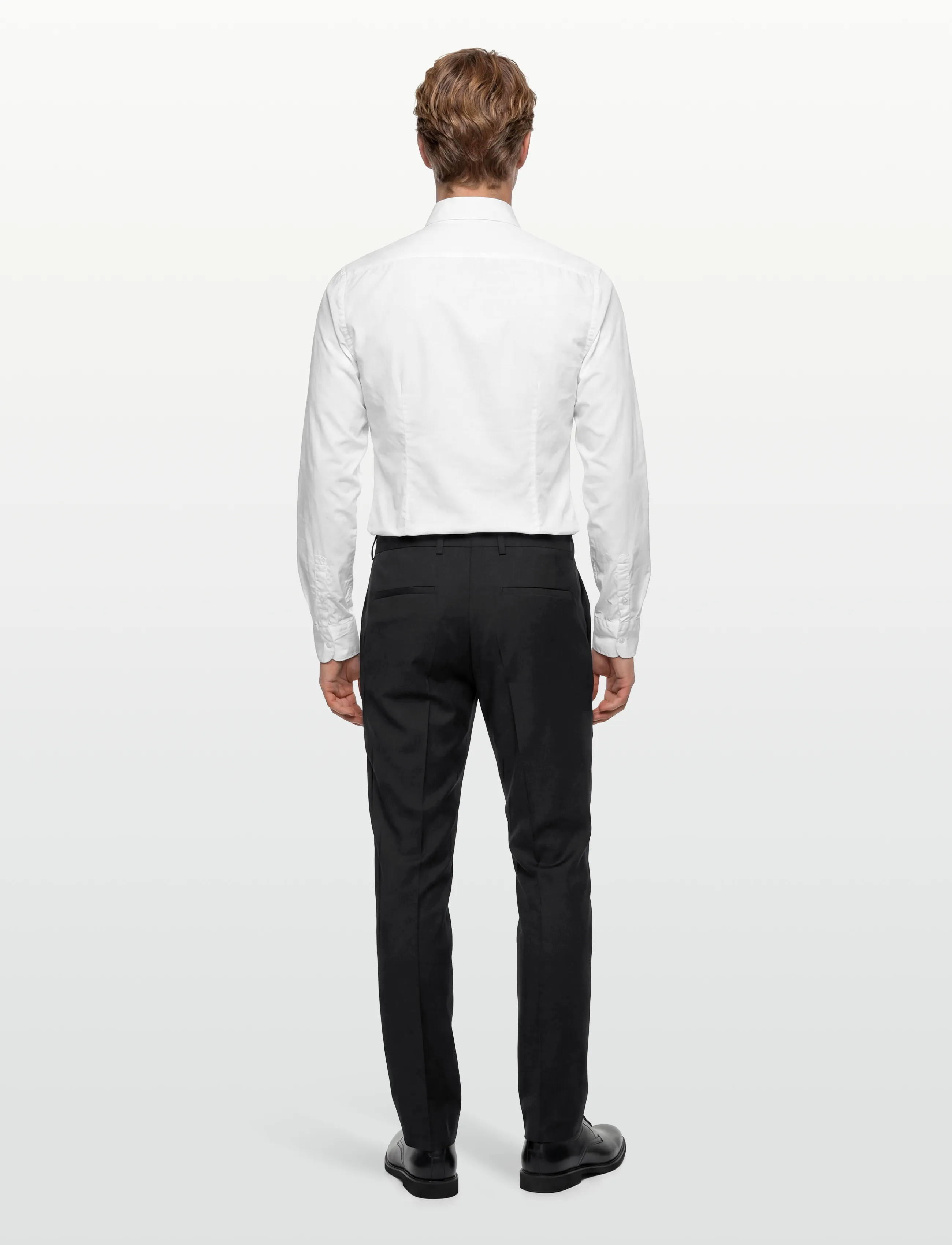 HUGO - HestenM204X - kostymbyxor - black - 4