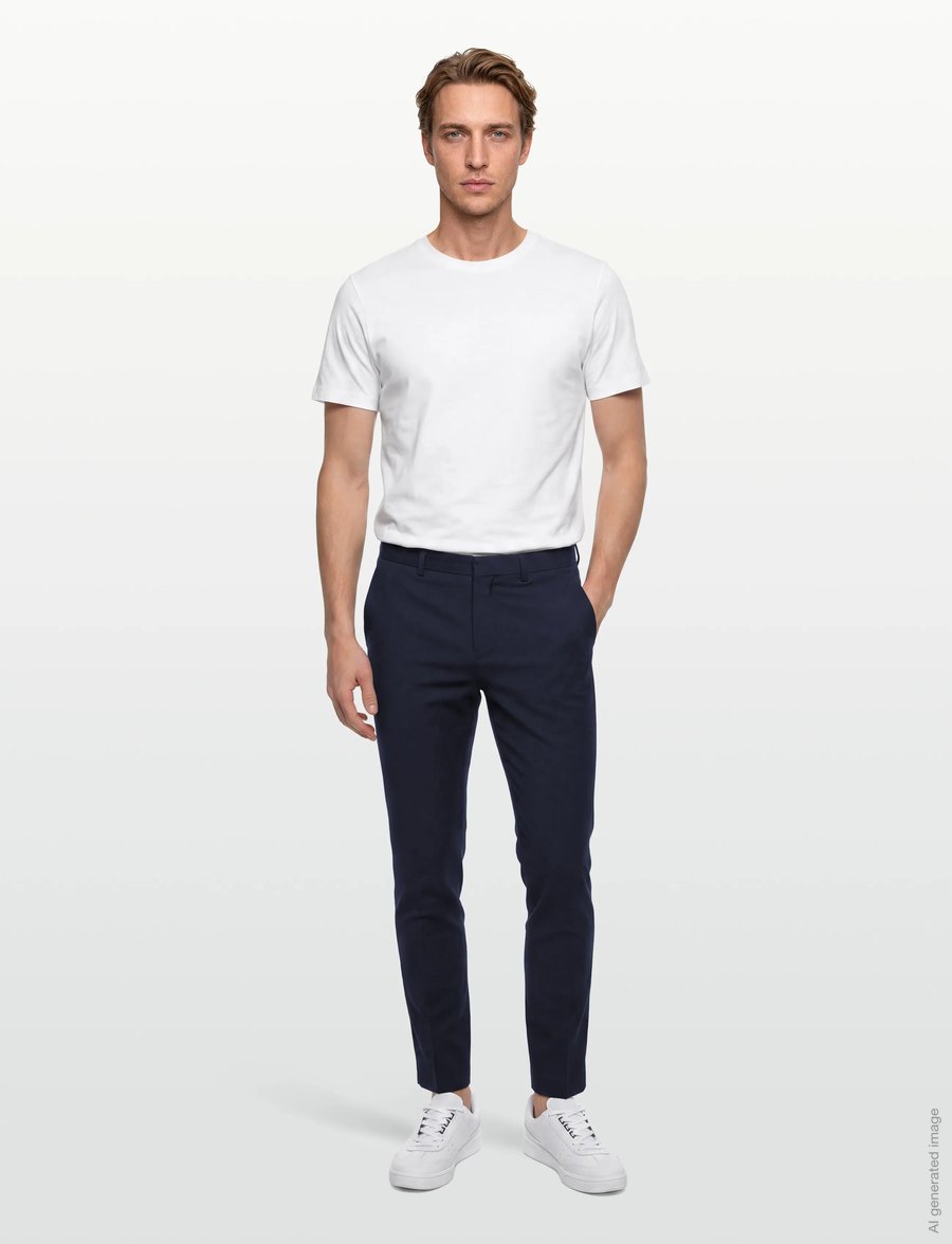 HUGO - HestenM204X - anzugshosen - dark blue - 0