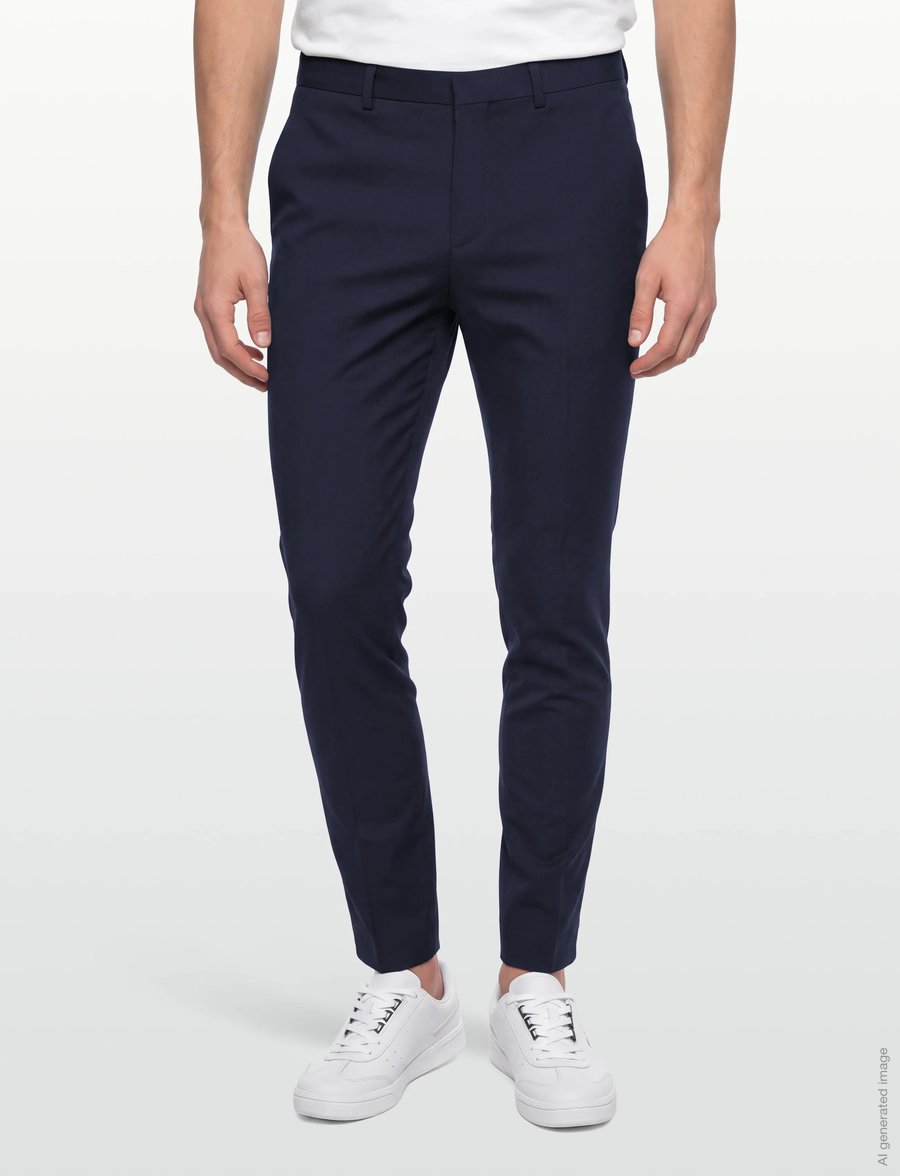 HUGO - HestenM204X - anzugshosen - dark blue - 3
