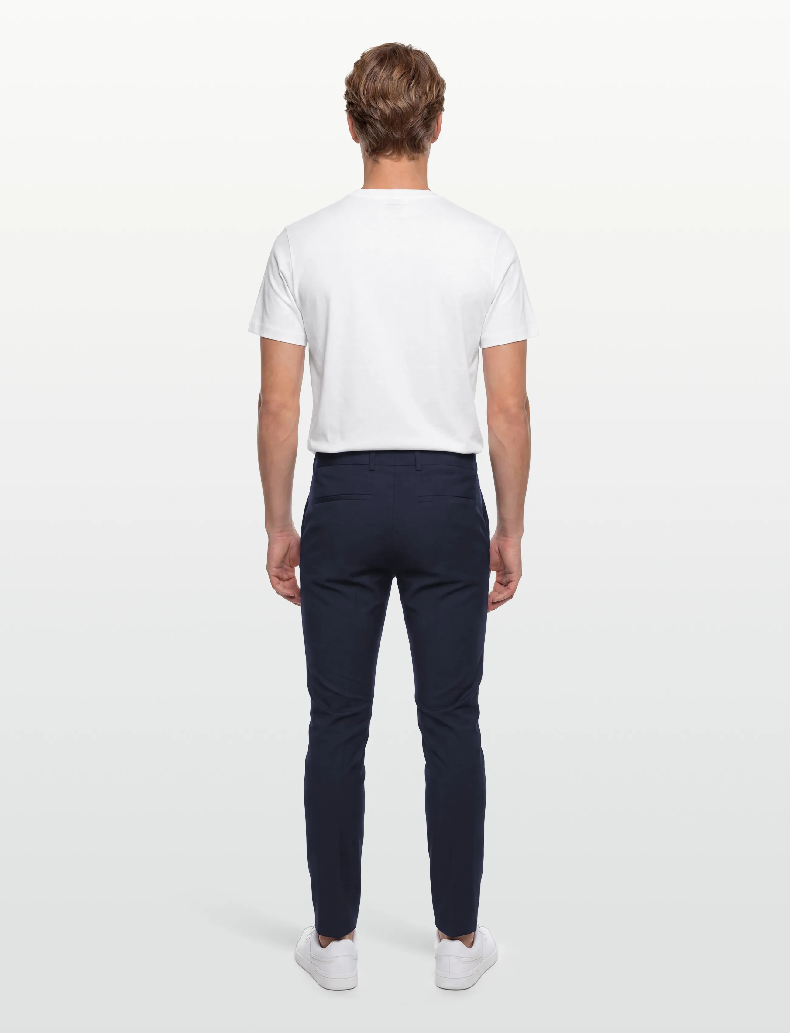 HUGO - HestenM204X - jakkesætsbukser - dark blue - 4