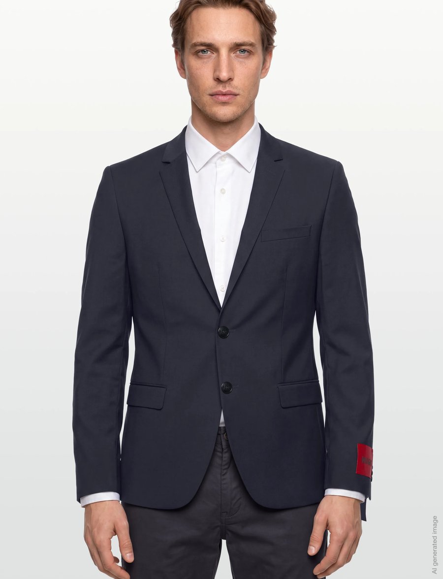 HUGO - ArtiM204X - einreiher - dark blue - 3